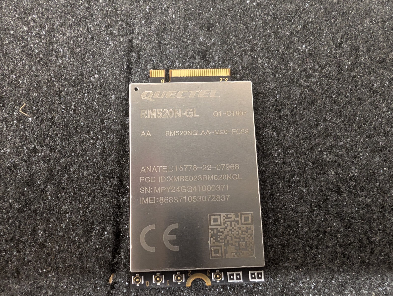 New, Quectel, RM520NGLAA-M20-FC23, 5G IoT module, M.2 form factor, 3GPP Release