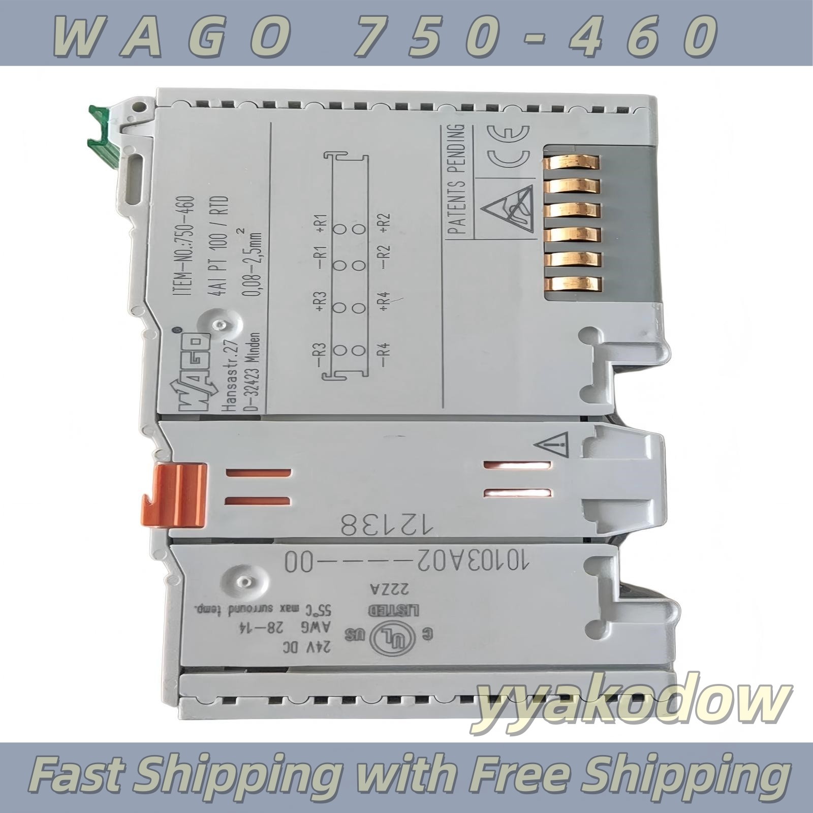 1PC New WAGO 750-460 Input Module Stable for Industrial Control Equipment