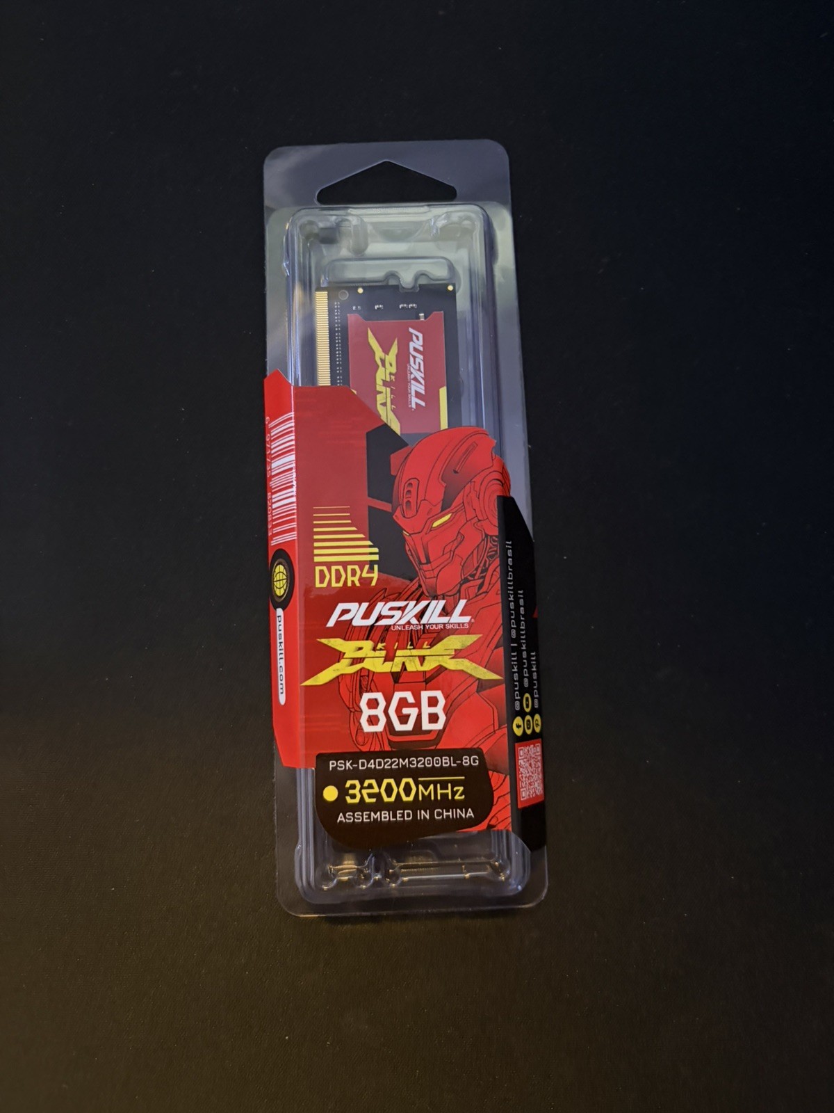 PUSKILL DDR4 Laptop RAM 8GB Kit (1X8GB) 3200MHz (PC4-25600) 260-Pin