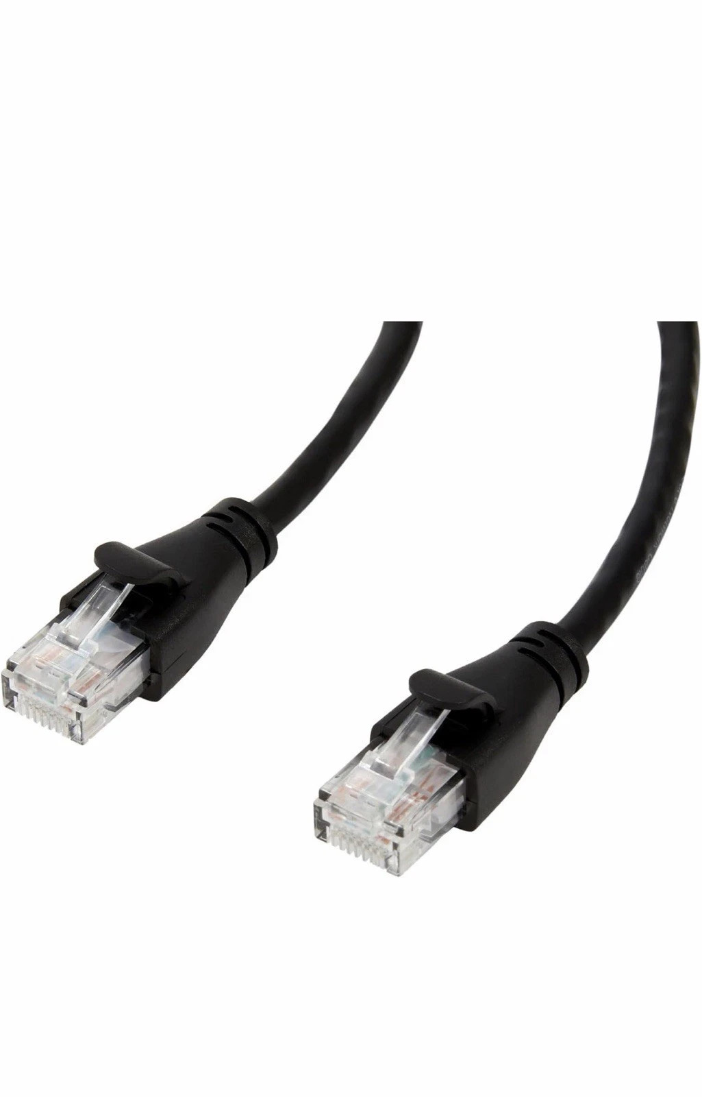 Amazon Basics RJ45 Cat-6 Ethernet Patch Internet, 50 Foot, Black