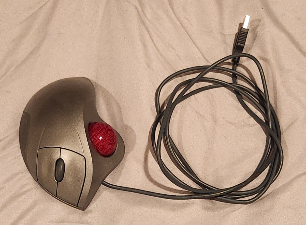 Logitech Trackman Wheel Optical USB Trackball Mouse