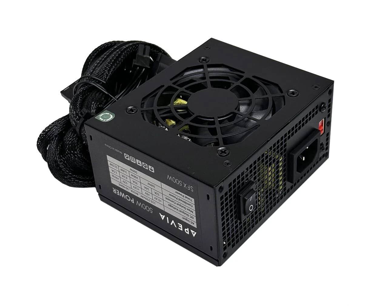 SFX-AP500W Mini ITX Micro ATX SFX 500W Power Supply Compact PSU