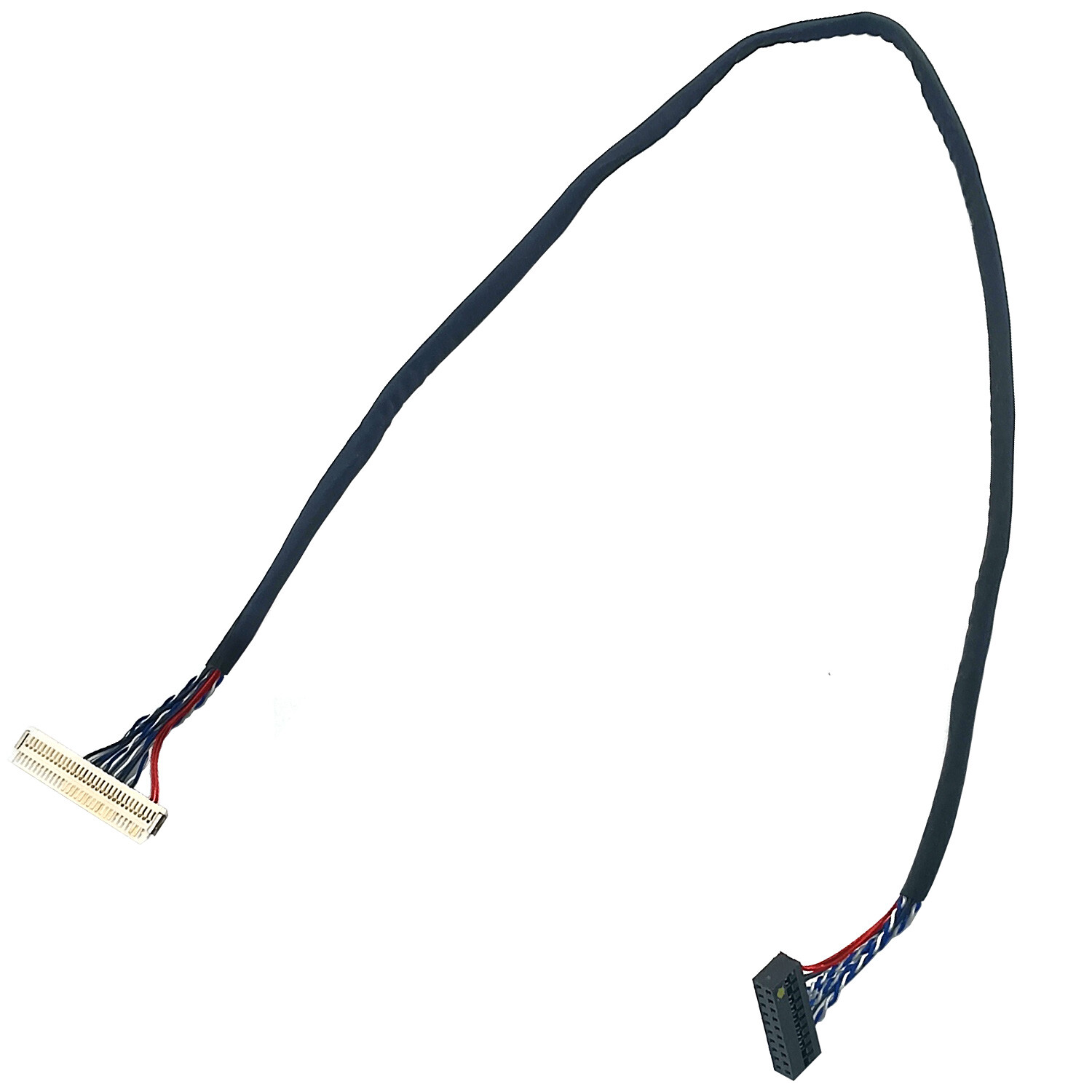 LVDS Cable FIX 30P D6 1CH LCD Control Board Video Panel Wire 6bit 40cm Repair