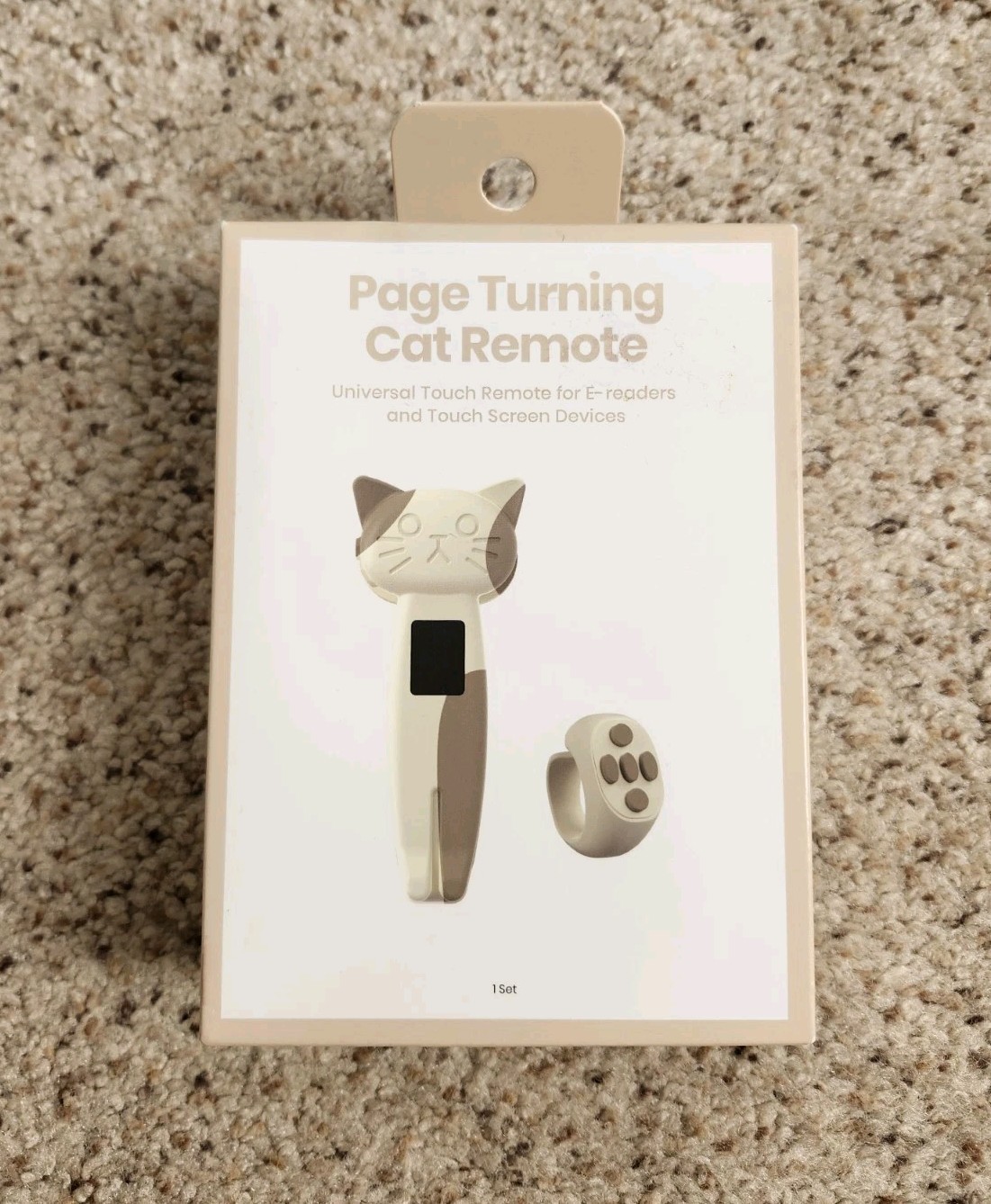 New Page Turning Cat Remote E-book Readers Cute