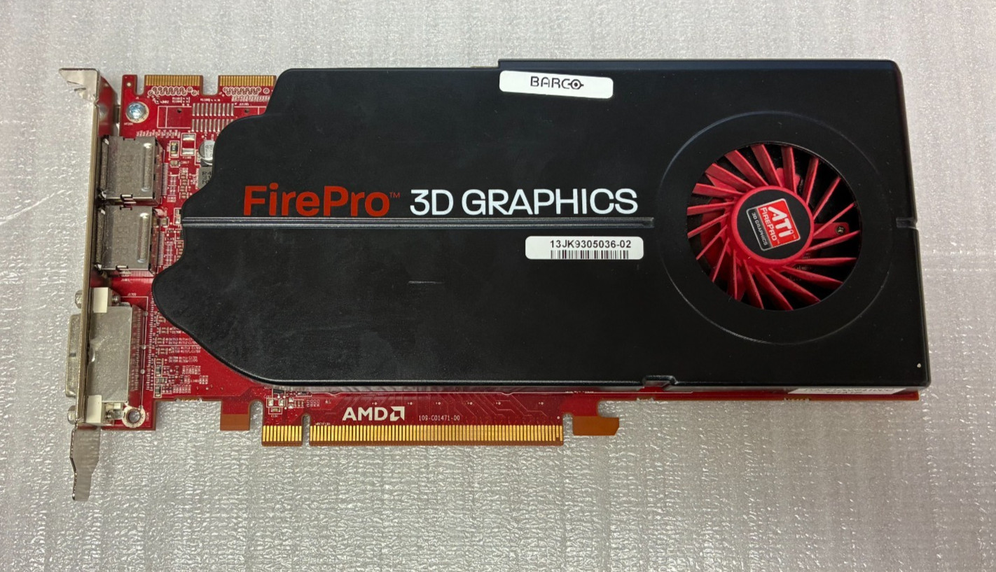 Barco MXRT-5400 ATI FirePro 1GB GDDR5 PCIe x16 Medical Graphics Card DP