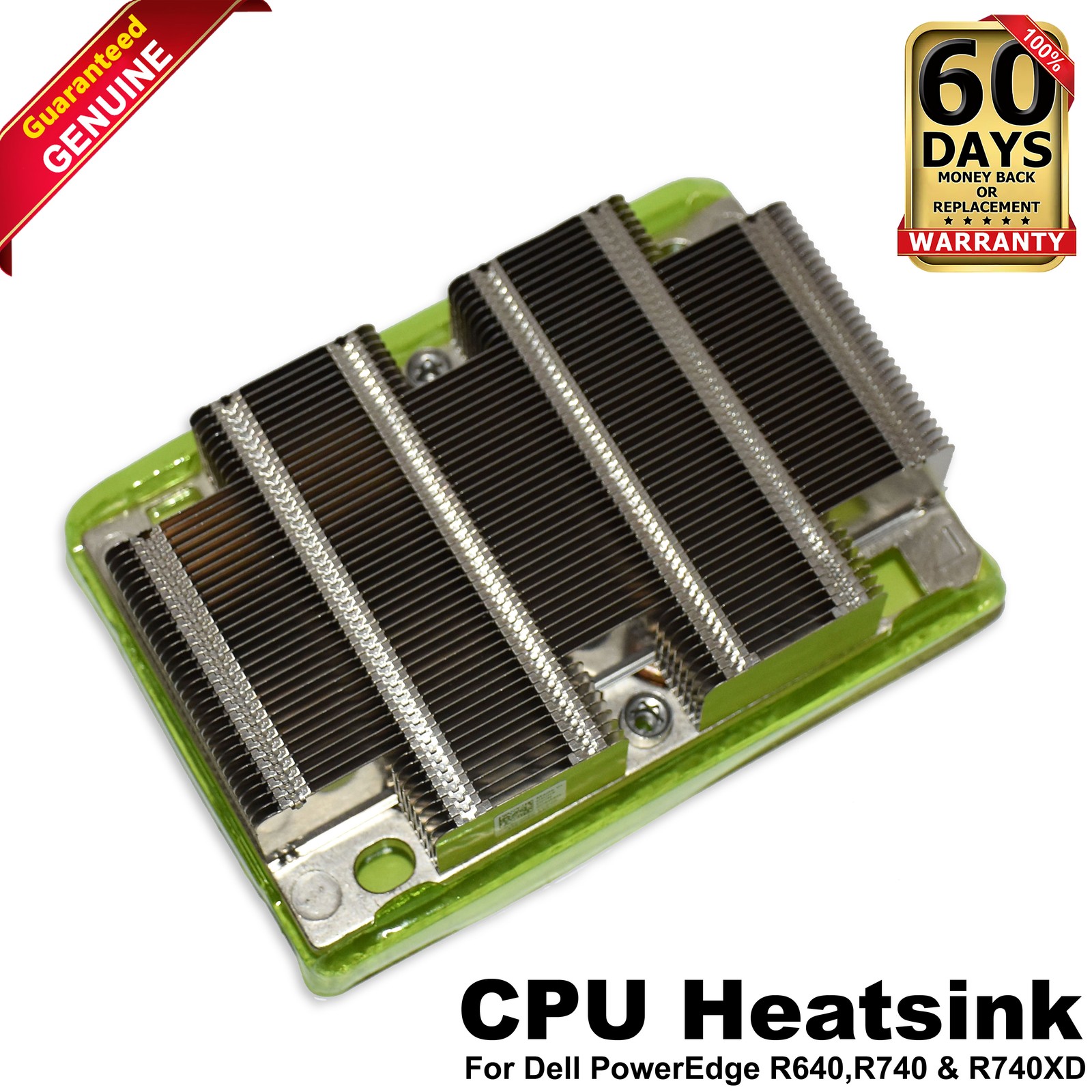Lot 2 Dell PowerEdge R740 R740xd R640 C4140 Type 1U CPU Cooling Heatsink C6R9H
