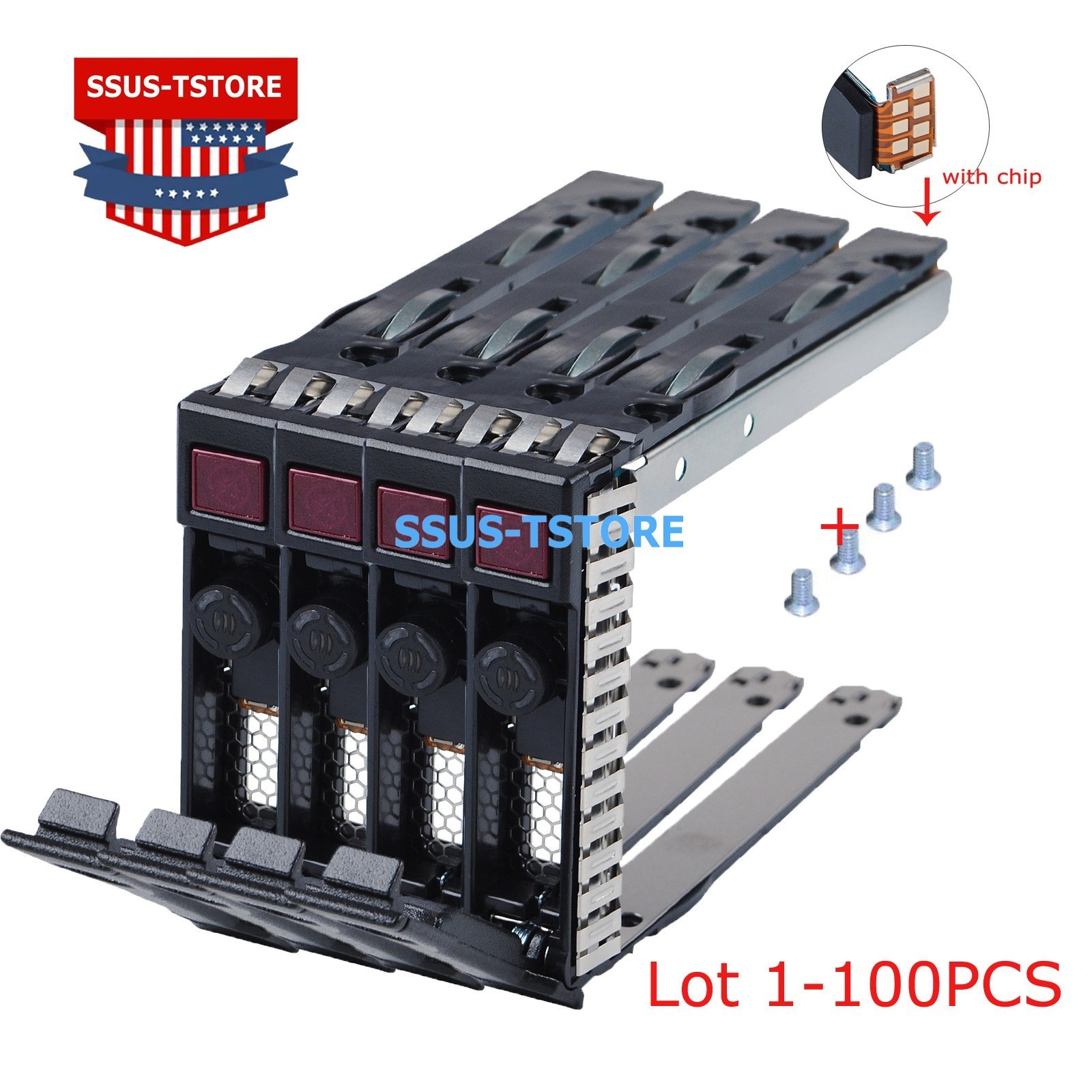 Lot HP 2.5" SFF HDD Tray Caddy DL380 DL360 DL120 G8/G9/G10 651699-001 651687-001