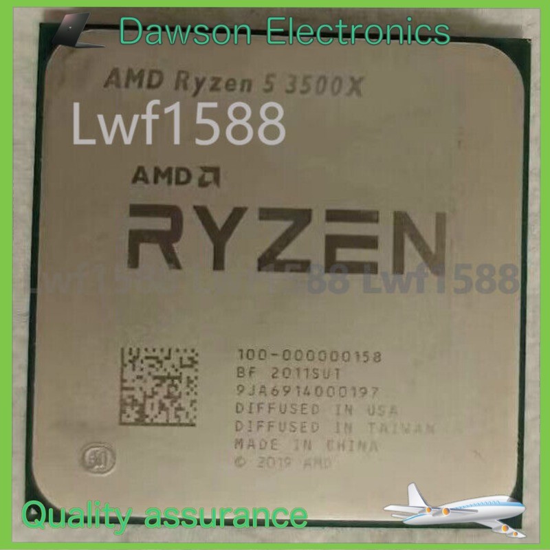 Used AMD Ryzen 5 3500X AM4 R5 3500X 3.6GHz 6-core 6-thread Desktop 32MB
