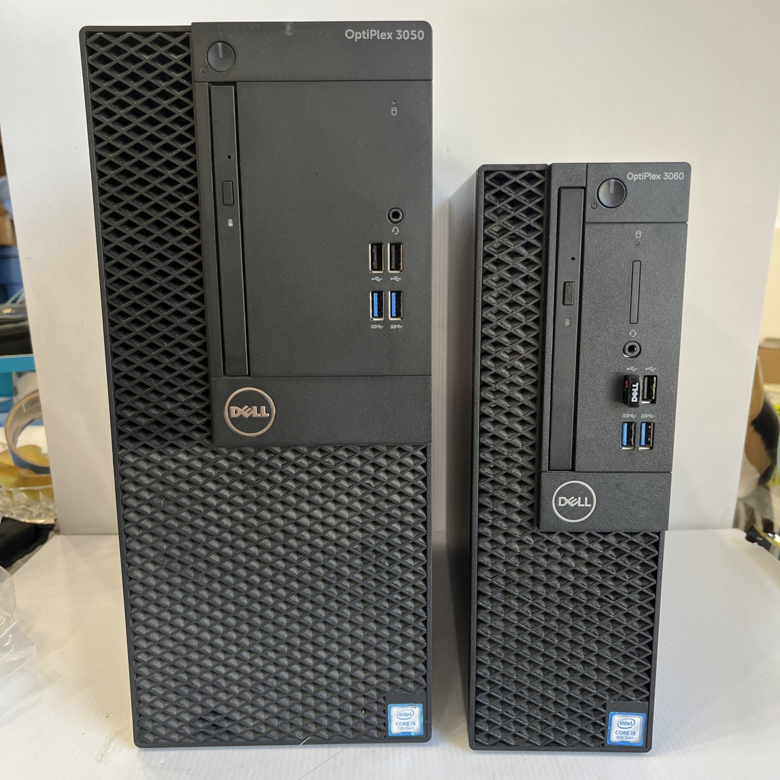 Dell OptiPlex Set of 2-3050 & 3060 MT + SFF  PCs Intel Core i5 7th/8th Gen Win.