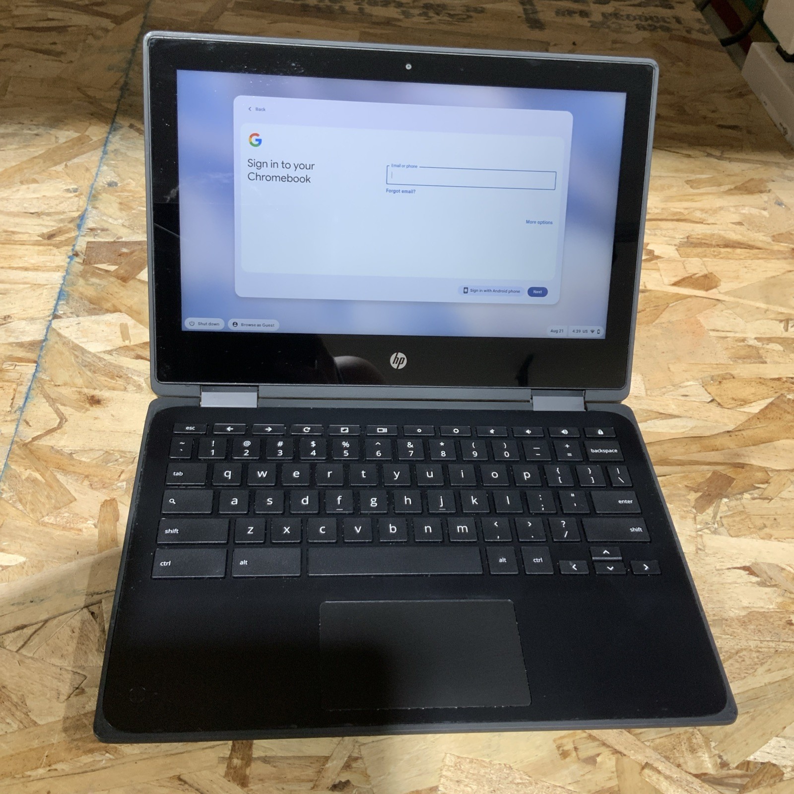 HP Chromebook X360 11MK EE 11.6" MediaTek MT8183 4GB RAM 32GB eMMC A087