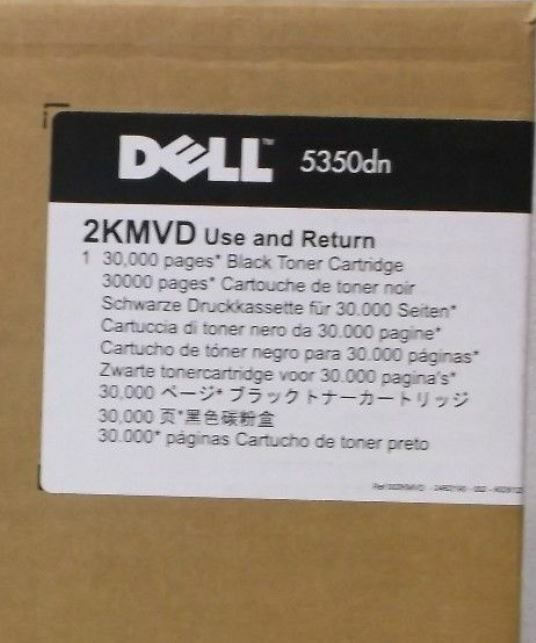 GENUINE Dell OPEN BOX 2KMVD 5350DN Toner Cartridge Black Extra High Yield 