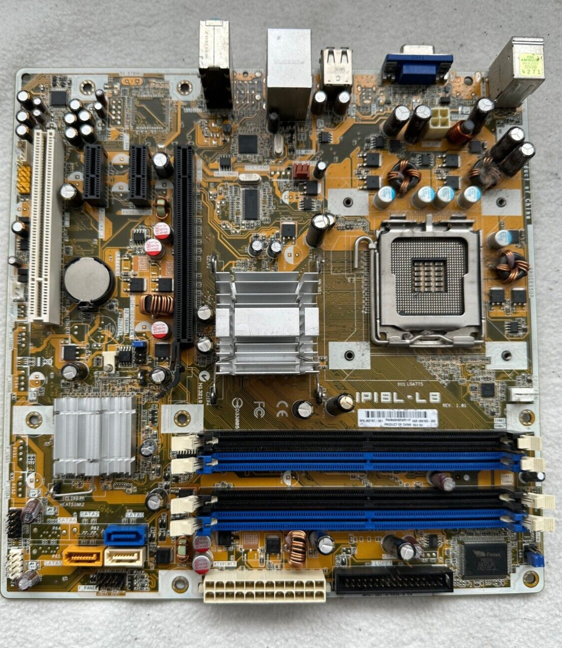 HP Compaq dx2400 ASUS IPIBL-L8 Rev. 1.01 462797-001 LGA 775 Motherboard Used
