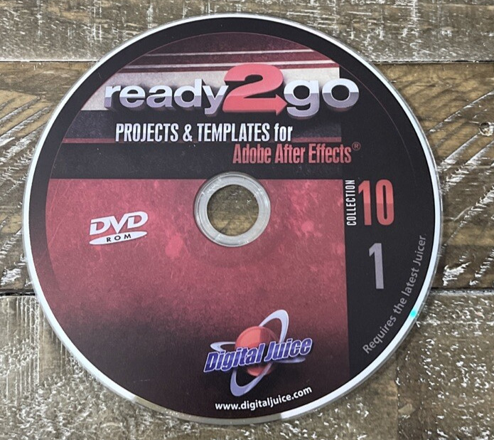 Digital Juice Ready 2 Go Collection 10 Disc 1-Rare Vintage-SHIPS N 24 HOURS