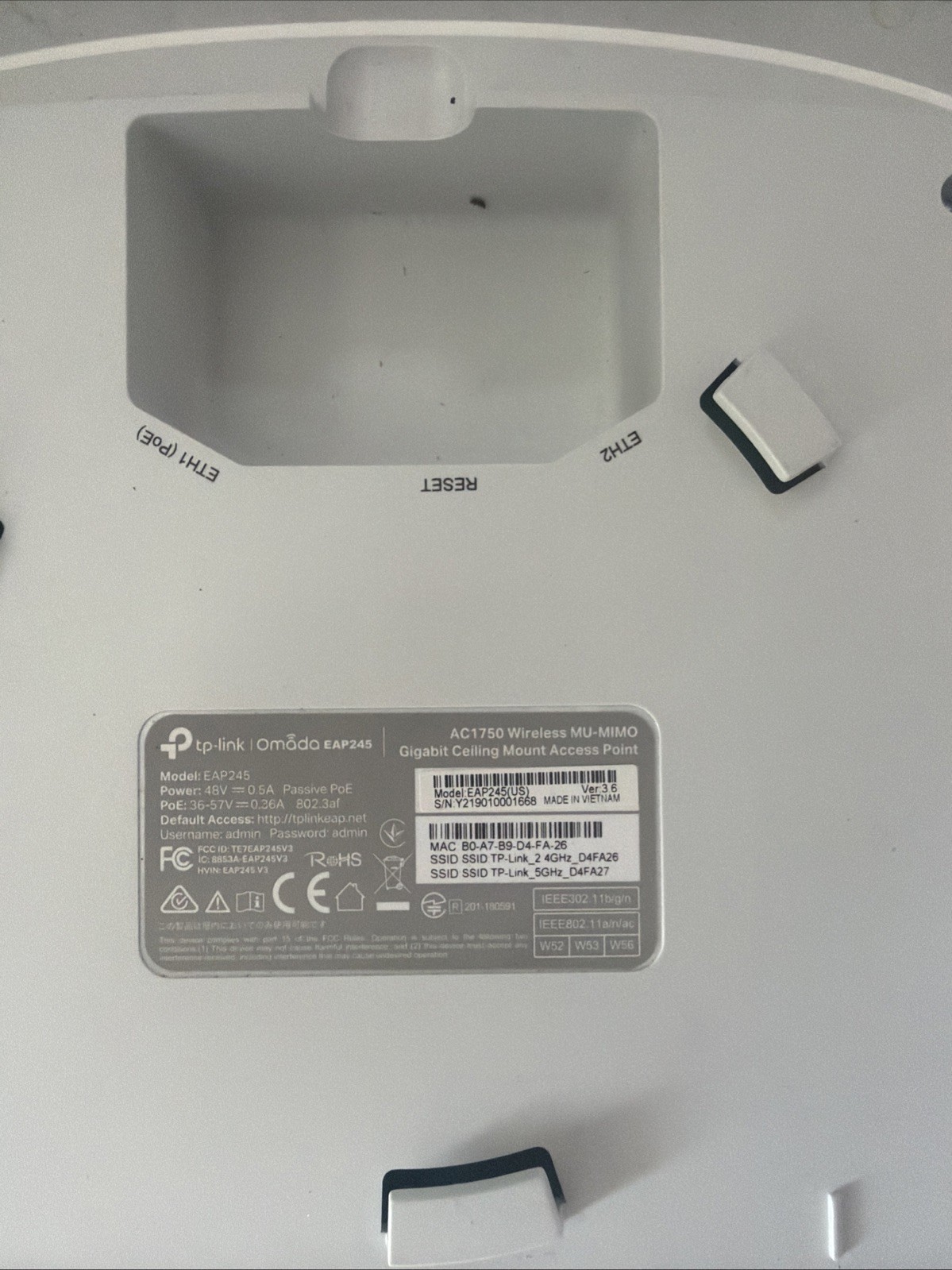 TP-Link EAP245 Wi-Fi  MU-MIMO AC1750