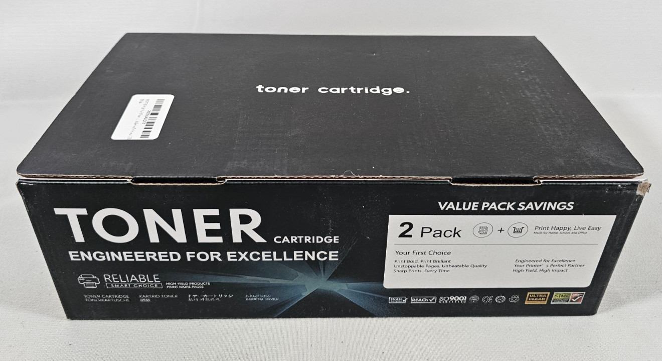 For HP 85A CE285A 2x Toner Cartridges Black Pro P1102w P1102 P1109W P1009 M1212