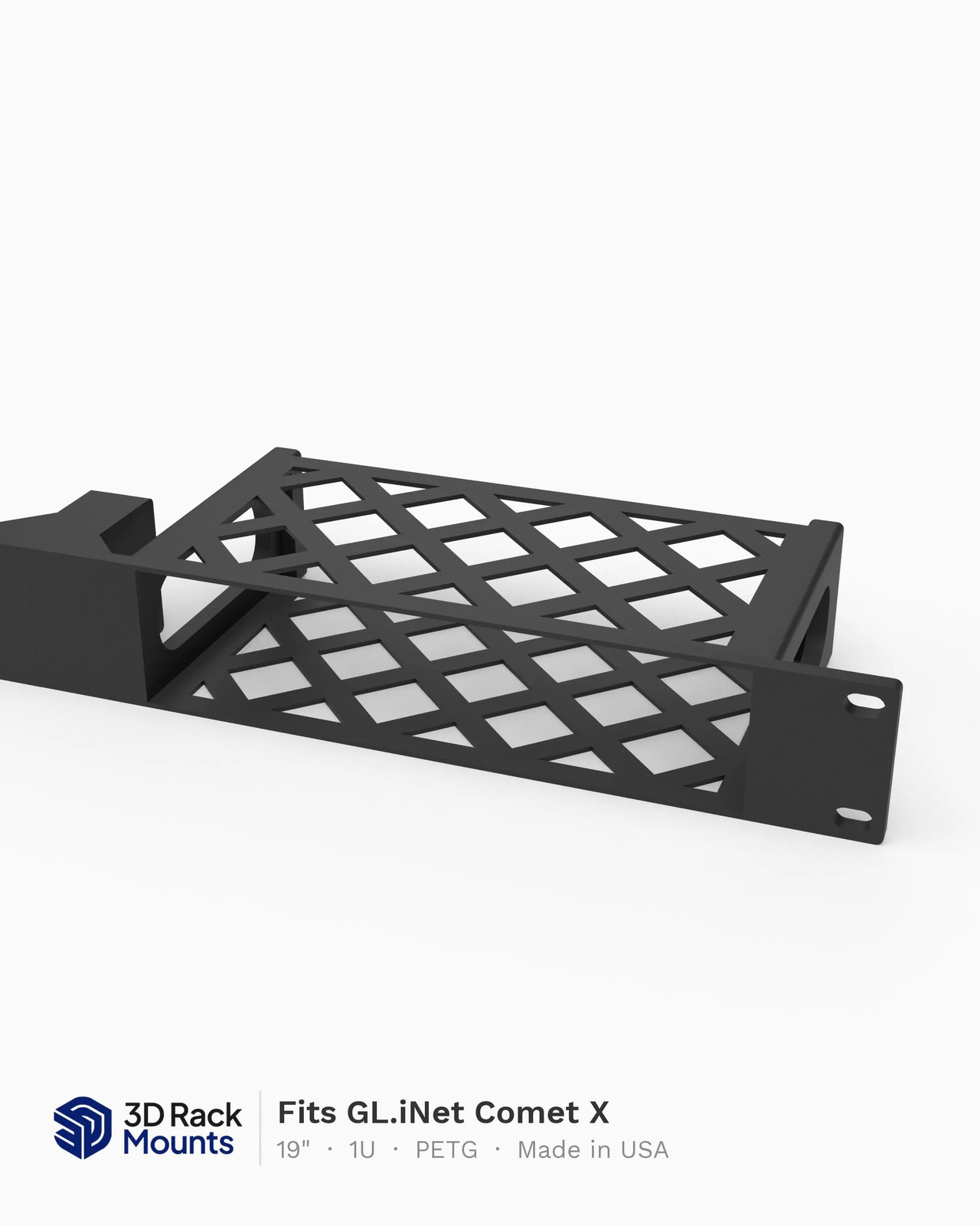 19" GL.iNet Comet X Quad-Port KVM Rack Mount - 1U (Modular)