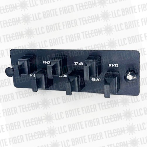 FAPH0612CGMPO PANDUIT Compatible 72 fiber adapter panel  6 PORT MPO  KEY UP/UP