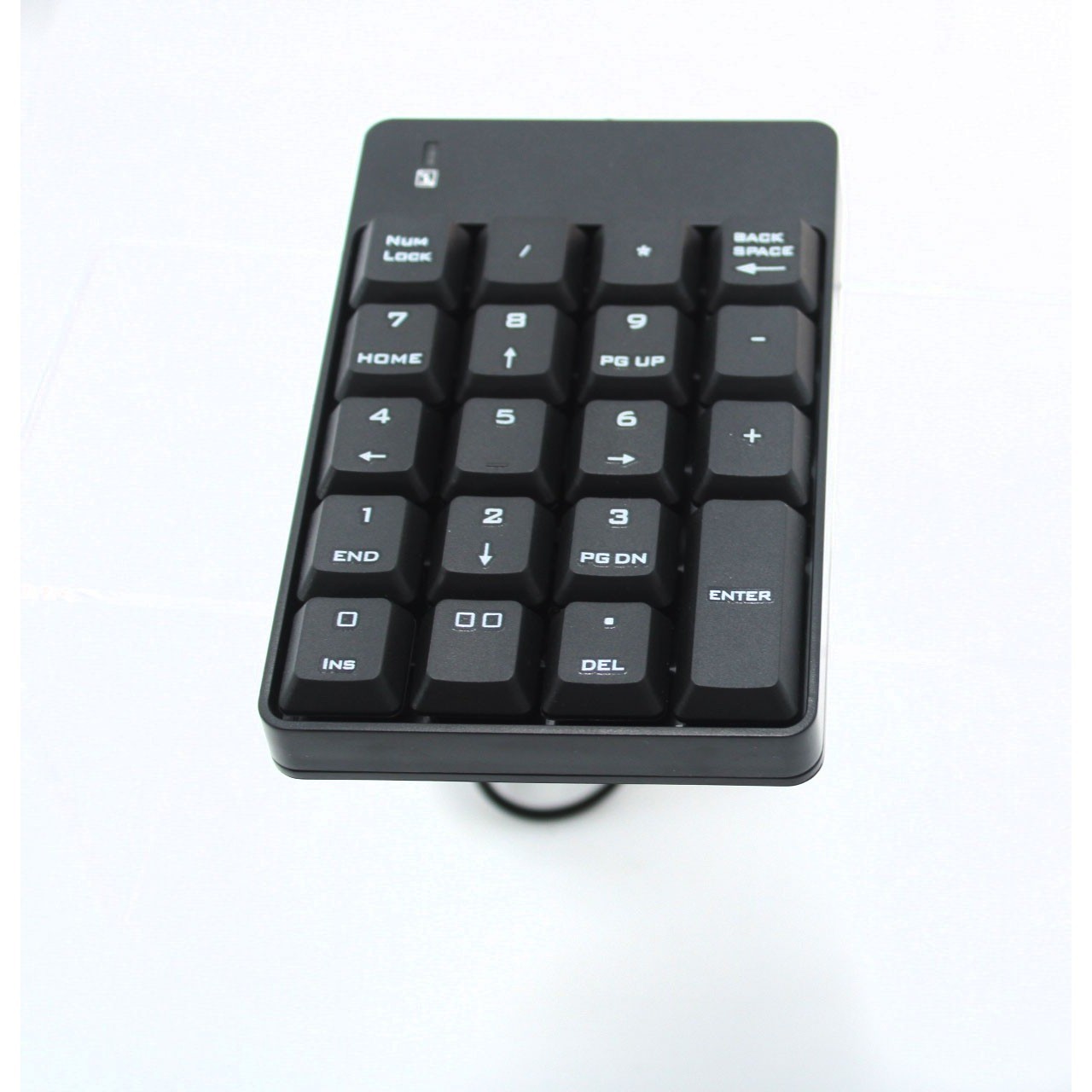 Wired Numerical Keypad SK-051 USB 18 Keys Slim Numeric Pad for Laptop PC Black