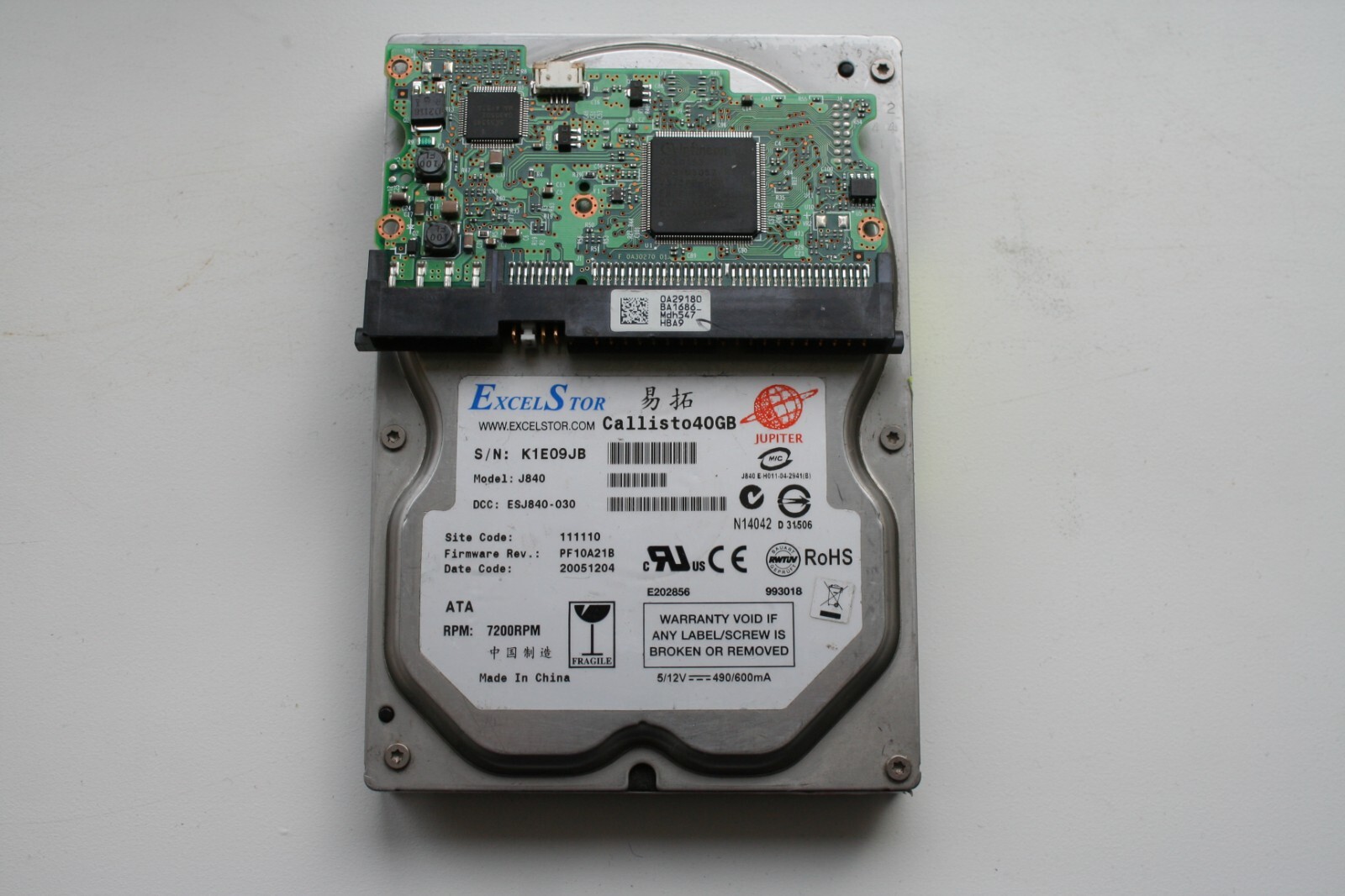 ExcelStor J840 HDD Board Only