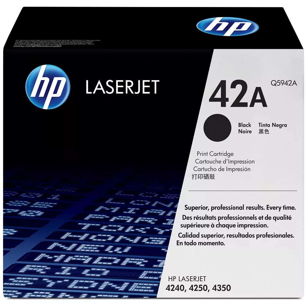 HP 42A Q5942A LaserJet 4240 4250 4350 Black Toner Cartridge NIB Sealed