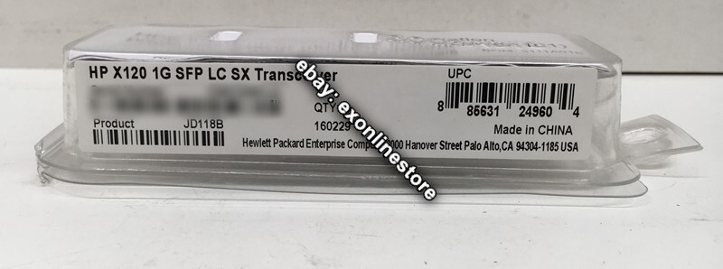 JD118B - HPE X120 1000Base-SX SFP LC Transceiver