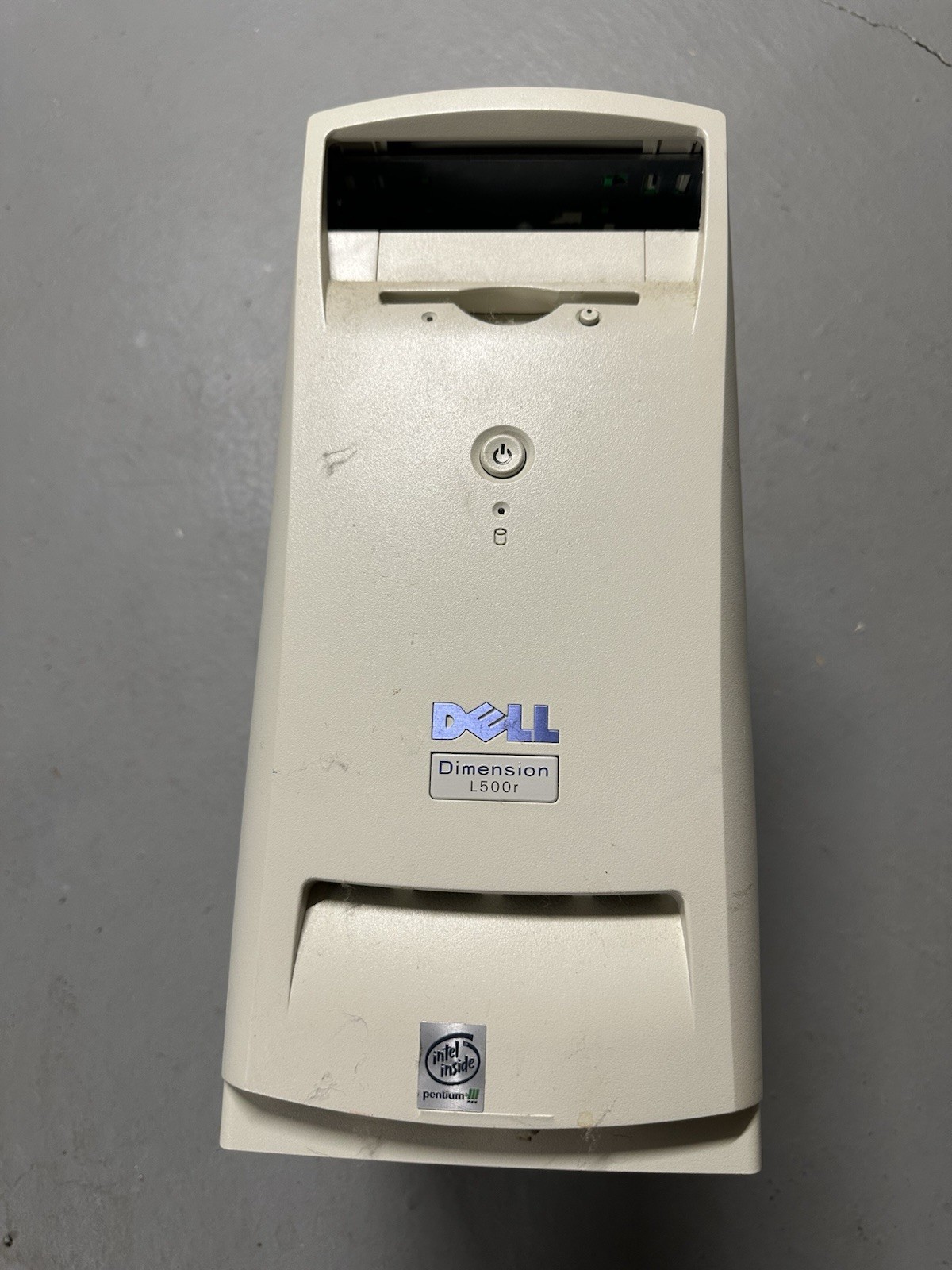 Dell PC  Dimension L500R  Tower  Pentium 3 Untested