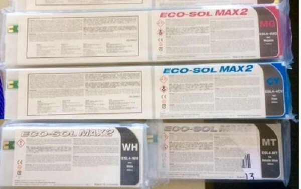 4 x Genuine INK ROLAND VS-640i XF-640 XR-640 / Eco-Sol Max 2 in WH/MT/LC/LM