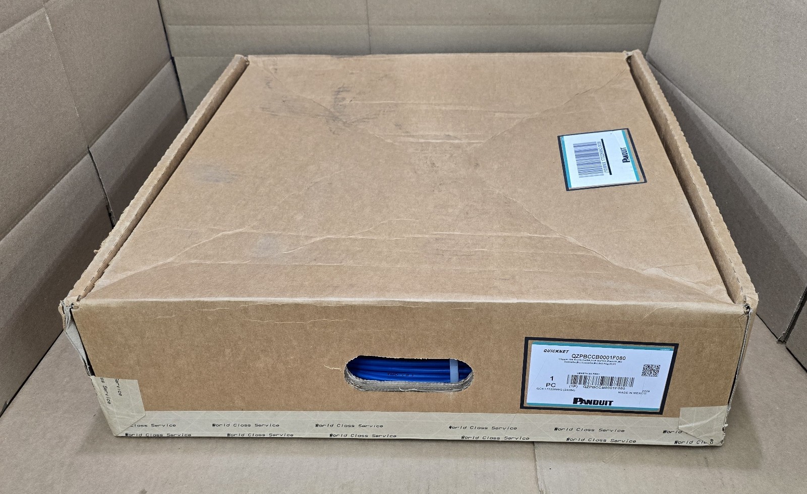 Panduit QuickNet Cat6A Copper Patch Cord 40 ft. MFR #: QZPBCCB0001F040 Cat 6A