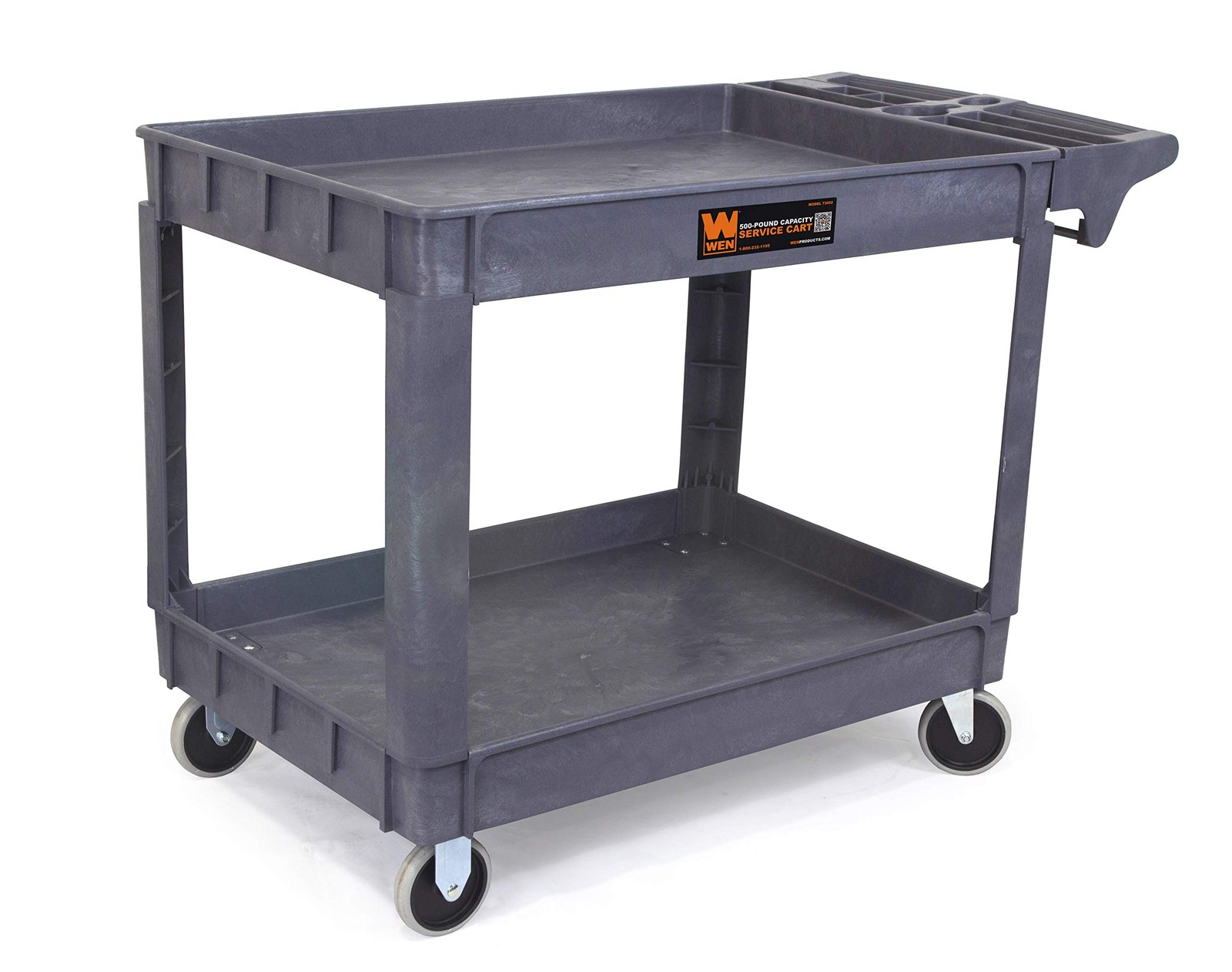 Utility Cart 500 Pound Capacity 46x25.5 Inch Extra Wide Service WEN