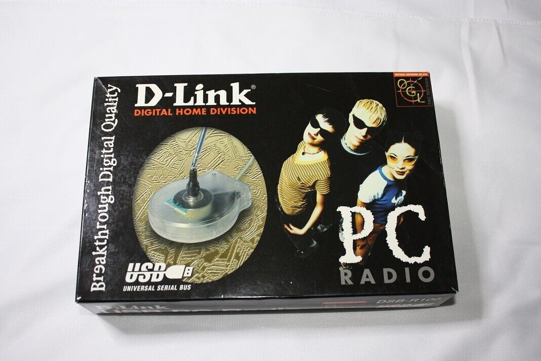 2x D-Link DSB R-100 USB PC Radio