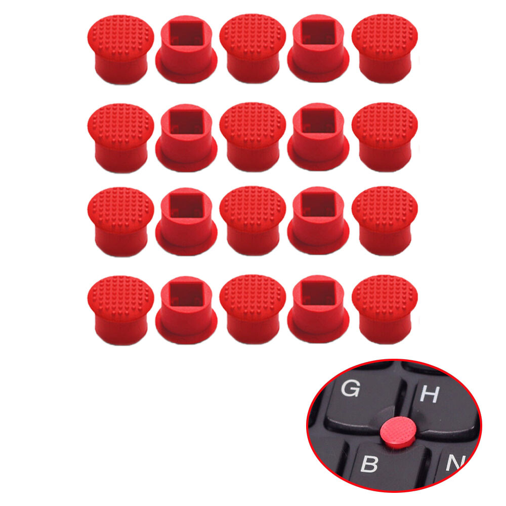 20pcs Rubber Mouse Pointer Trackpoint Red Cap For IBM Thinkpad Laptop Nipple NEW