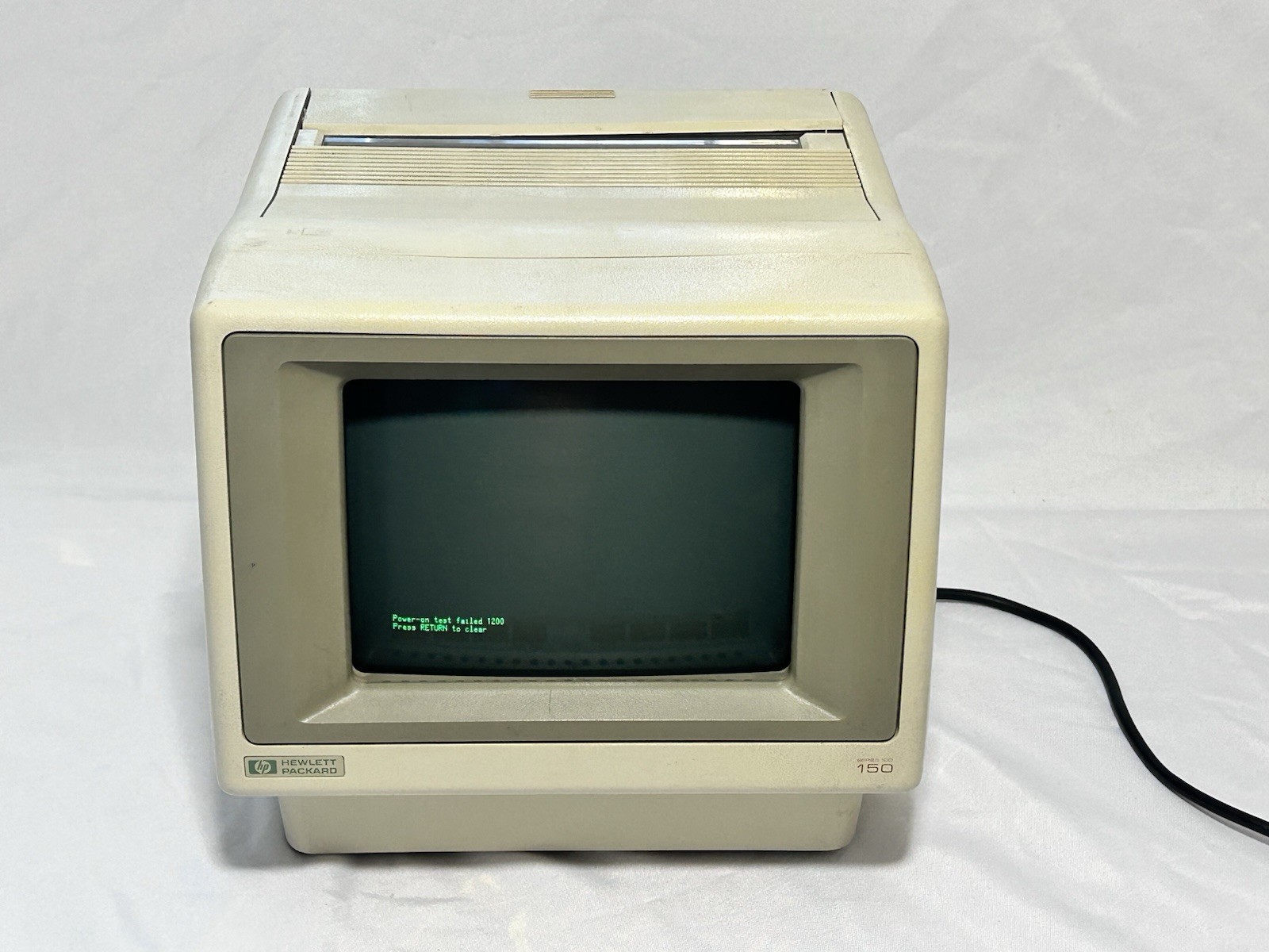HP 150 Series 100 Computer Terminal Model 45611B Vintage 1984 Powers On