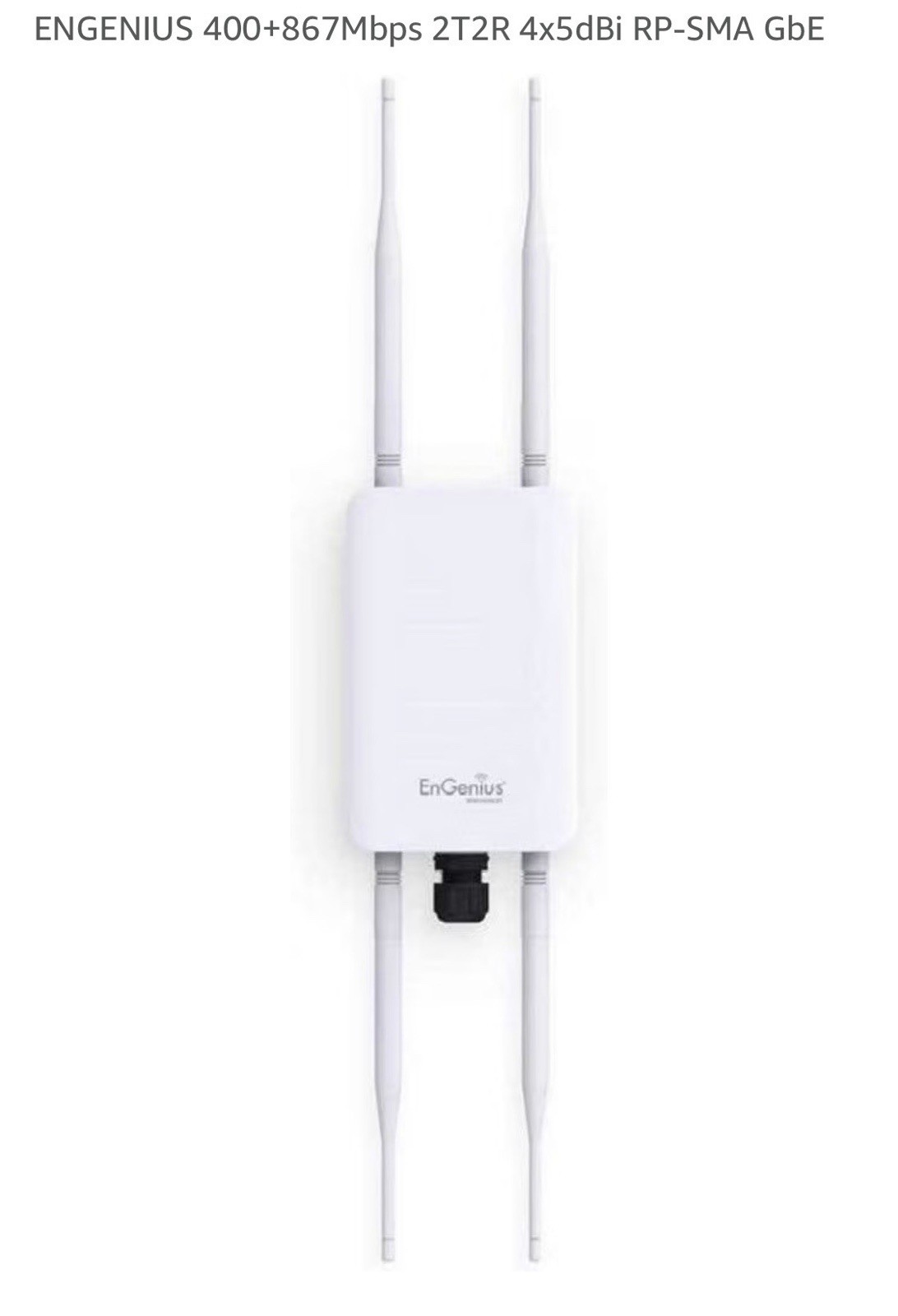 EnGenius Wireless Access Point 400+867Mbps 2T2R 4x5dBi RP-SMA GbE White
