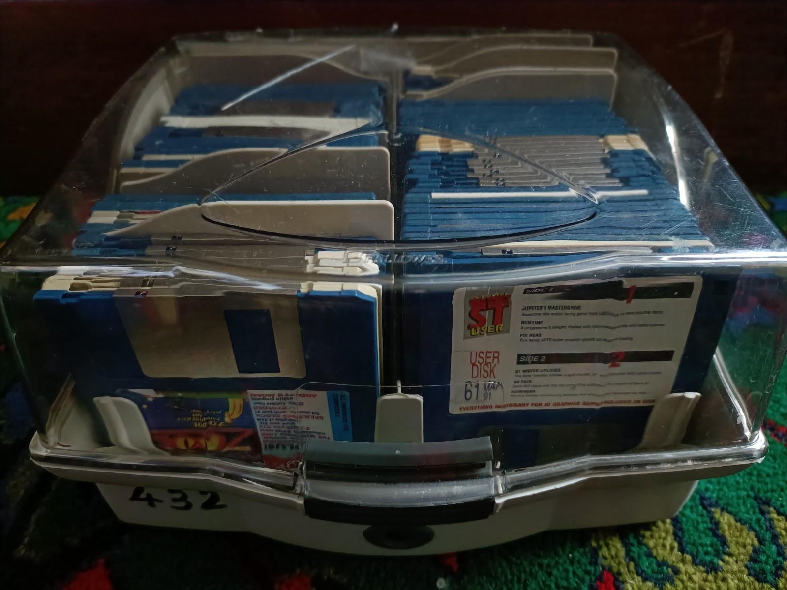 Joblot of Mixed ATARI ST Vintage Computer Game Software Demo Floppy Disks