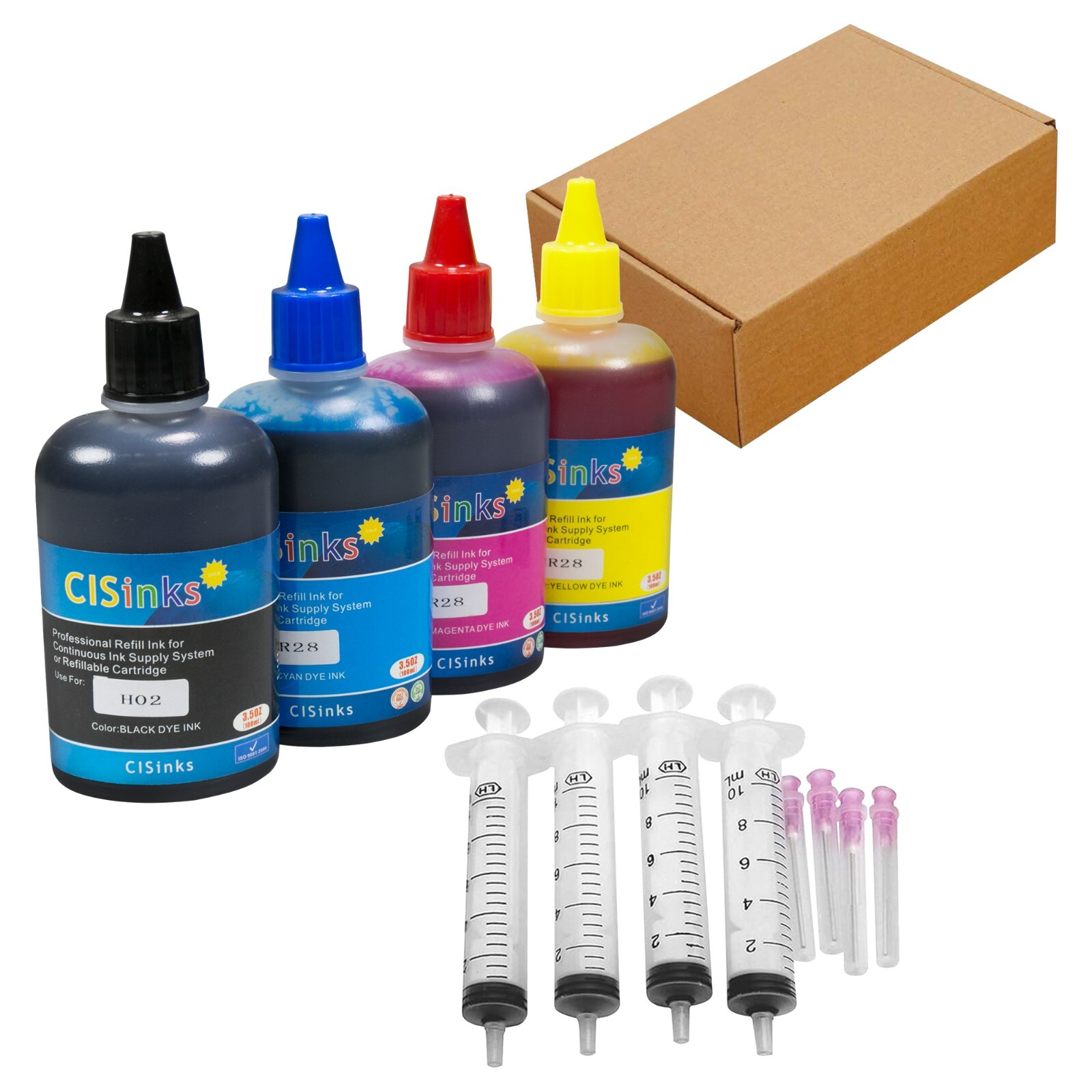 100ml Refill Ink Set and Syringe alternative for XP-320 XP-420 XP-424 T220
