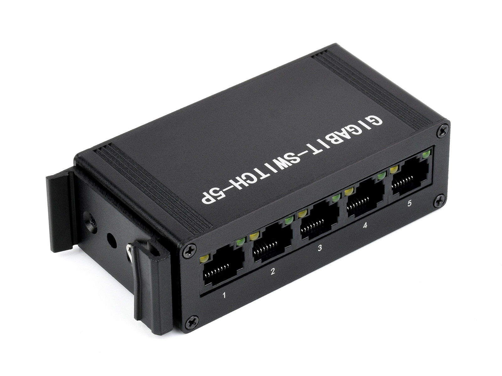 Waveshare Industrial 5P Gigabit Ethernet Switch Full-Duplex 10/100/1000M