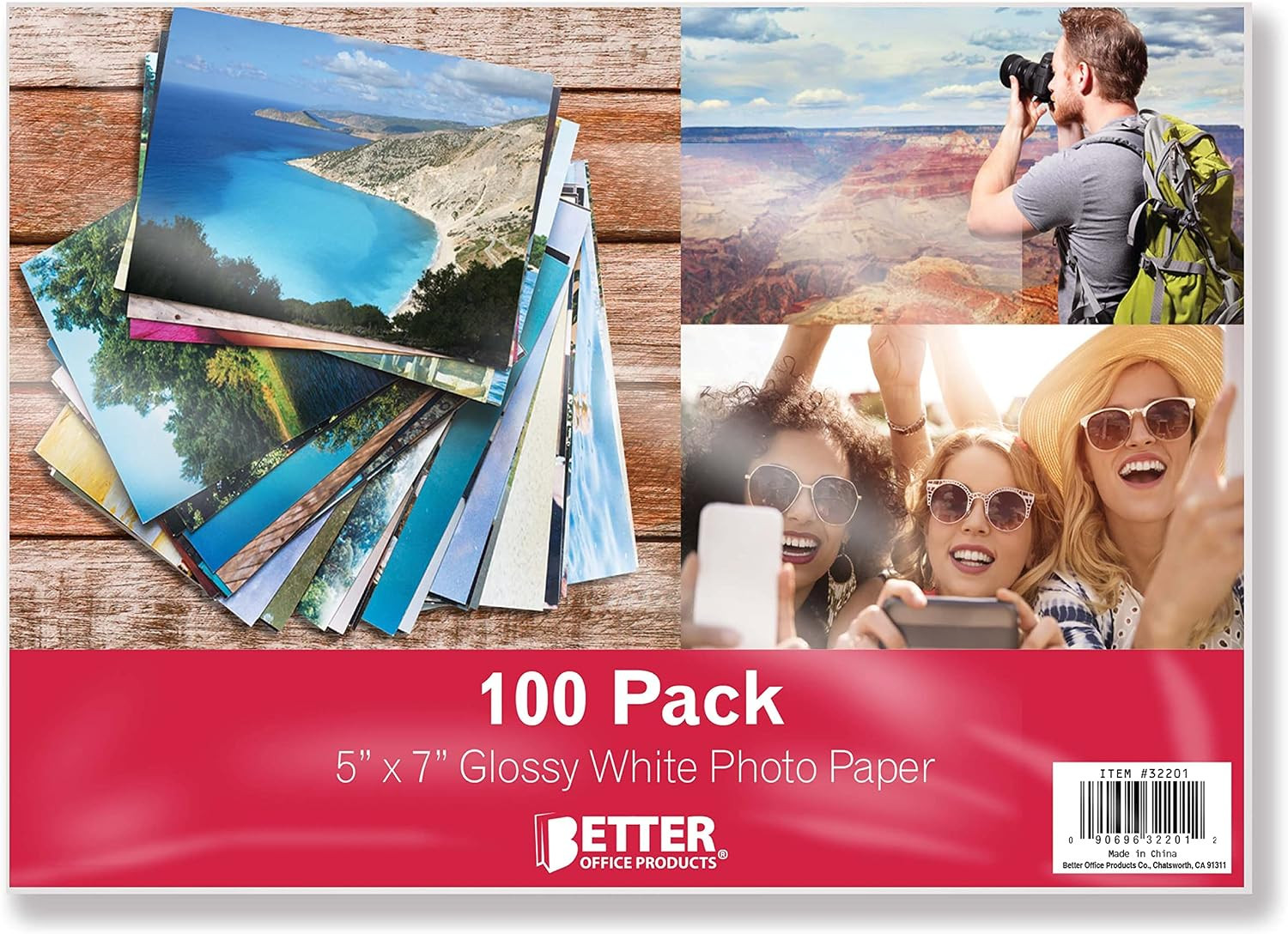 Premium Glossy Photo Paper, 5 X 7 Inch, 100 Sheets, 200Gsm, 5 X 7, 100-Count Pac
