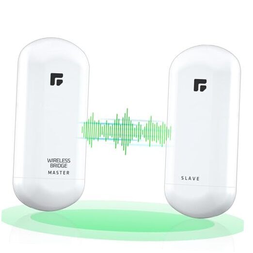 Wireless Bridge, 2KM 5.8G Point to Point Outdoor CPE, CPE Long Range WiFi 