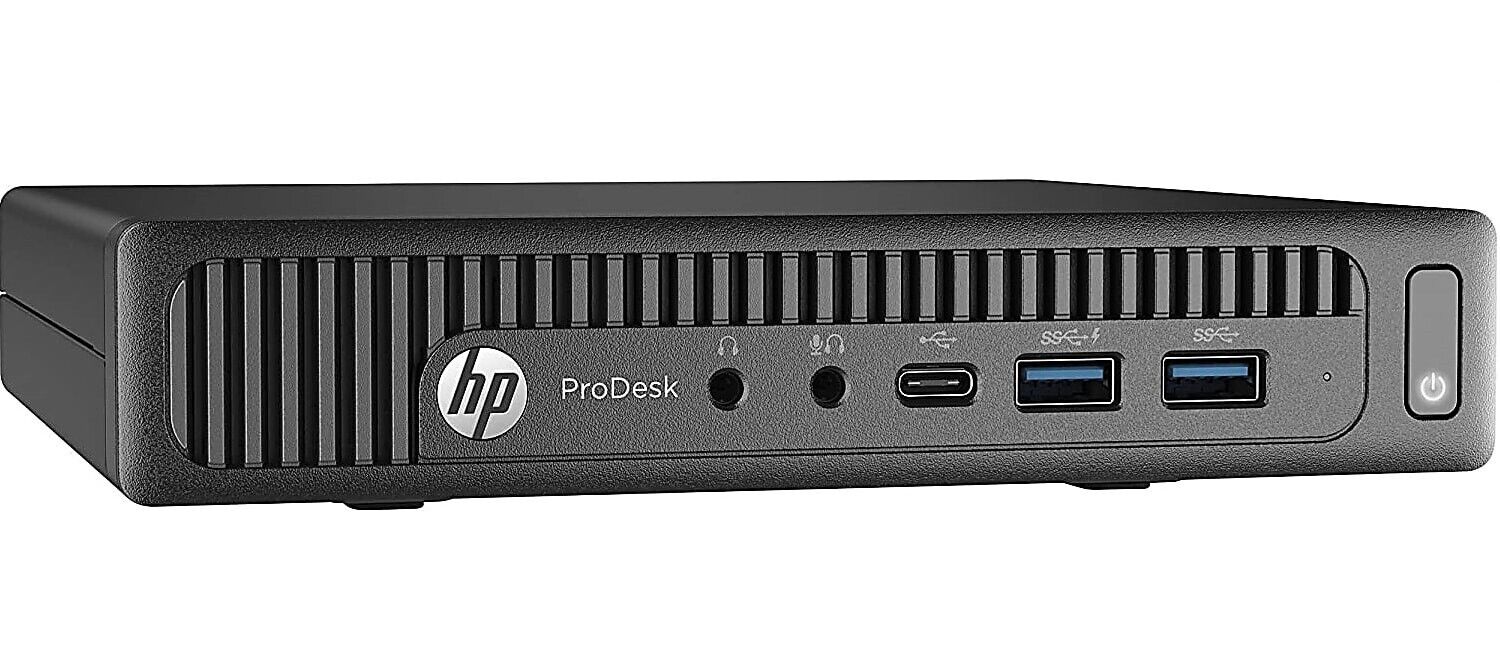 HP EliteDesk mini 705G3 A10-8770E 16GB PC4  256SSD USB WIFI Win 11 ProW/ ADAPTER