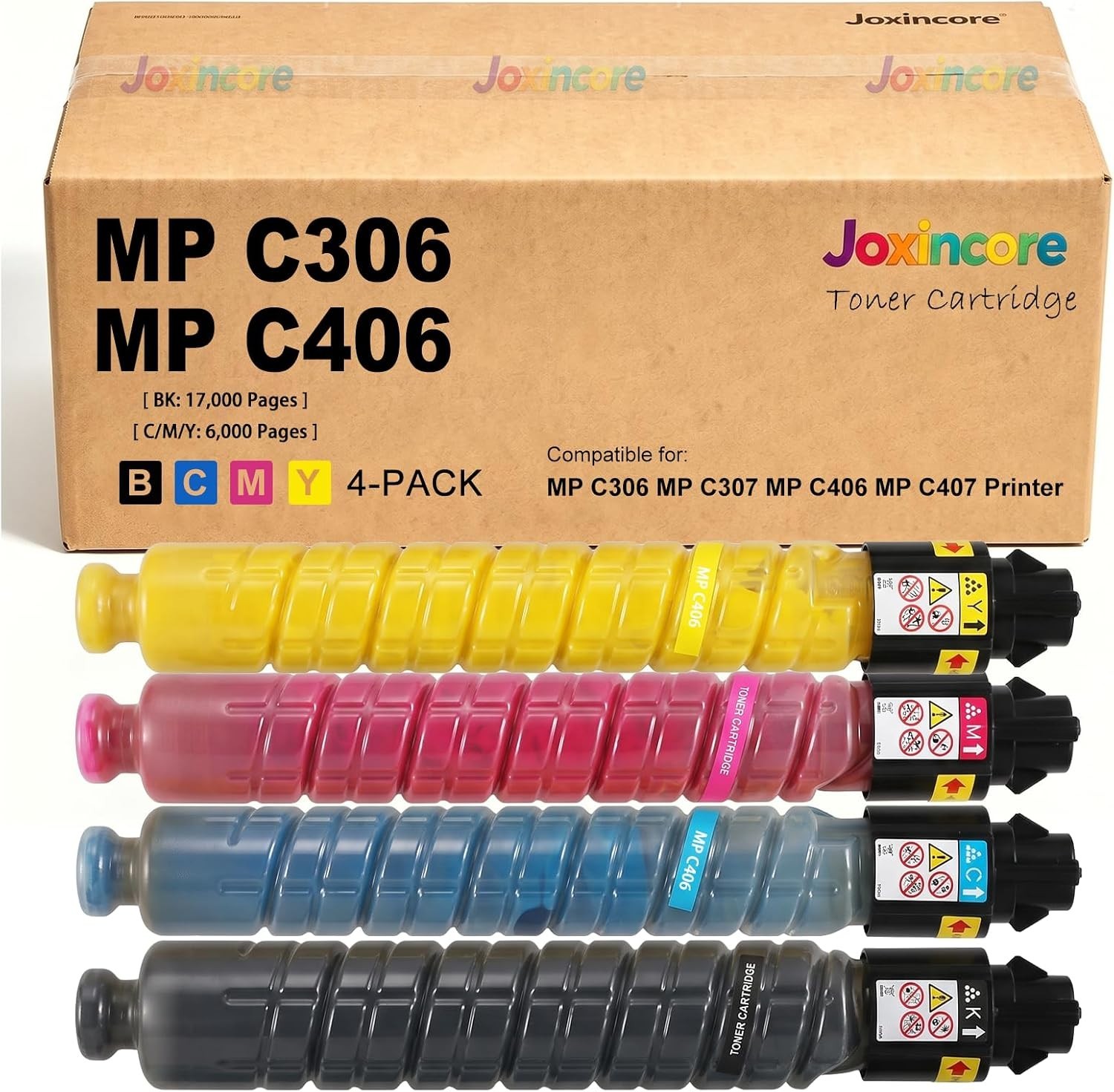 MP MP C306, MP C307, MP C406, MP C407 842091 842092 842093 842094 Toner Cartr...