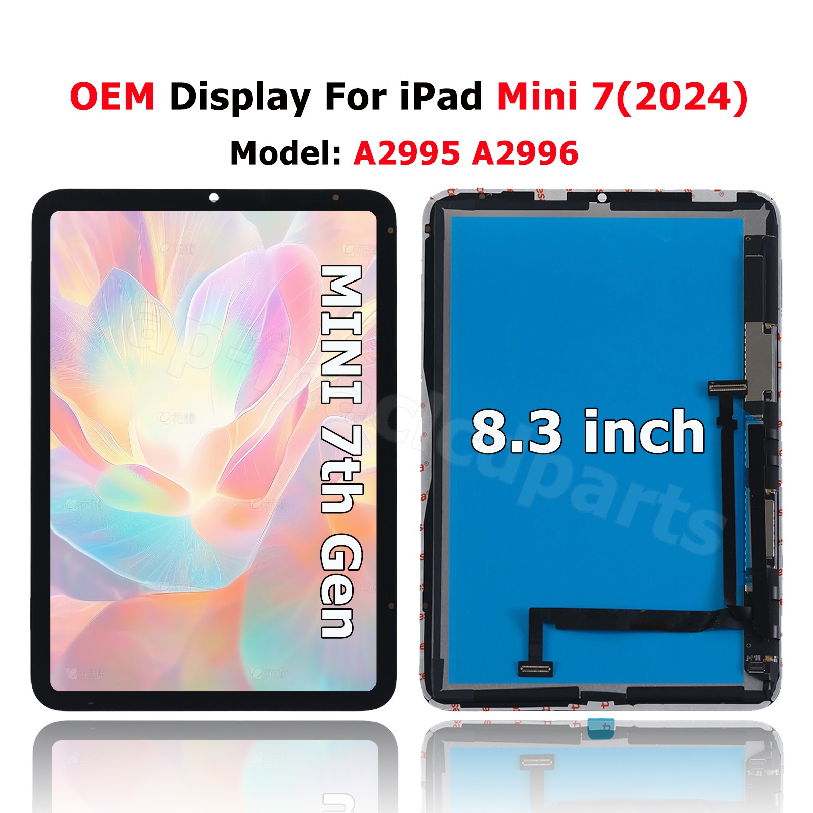 USA For iPad Mini 7 8.3” A2995 A2996 2024 OEM LCD Display Touch Screen Digitizer