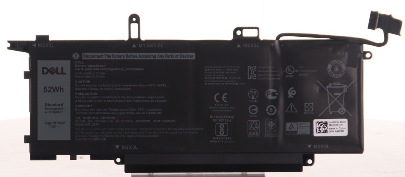 Genuine NF2MW Battery For Dell Latitude E7260 E7270 7260 7270 7400 2-in-1 8GF6M