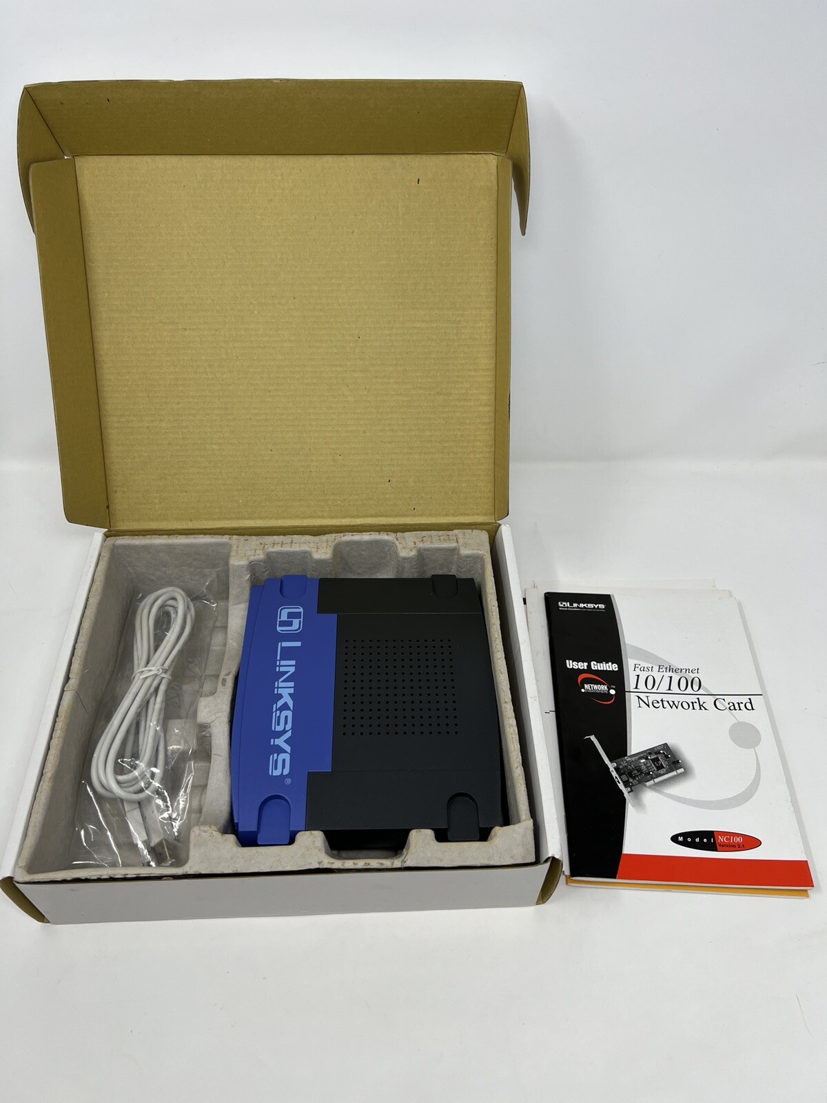 Linksys EtherFast 4-Port Cable Dsl Wired Router BEFSR41  - Missing AC Adapter