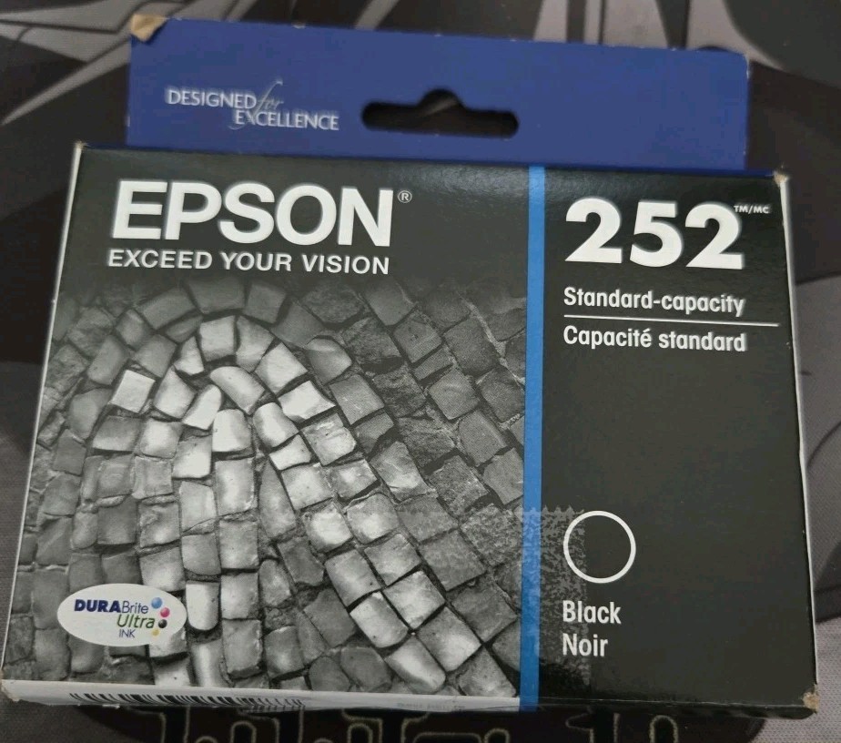 Epson 252 Standard Black Ink Cartridge - 07/2027