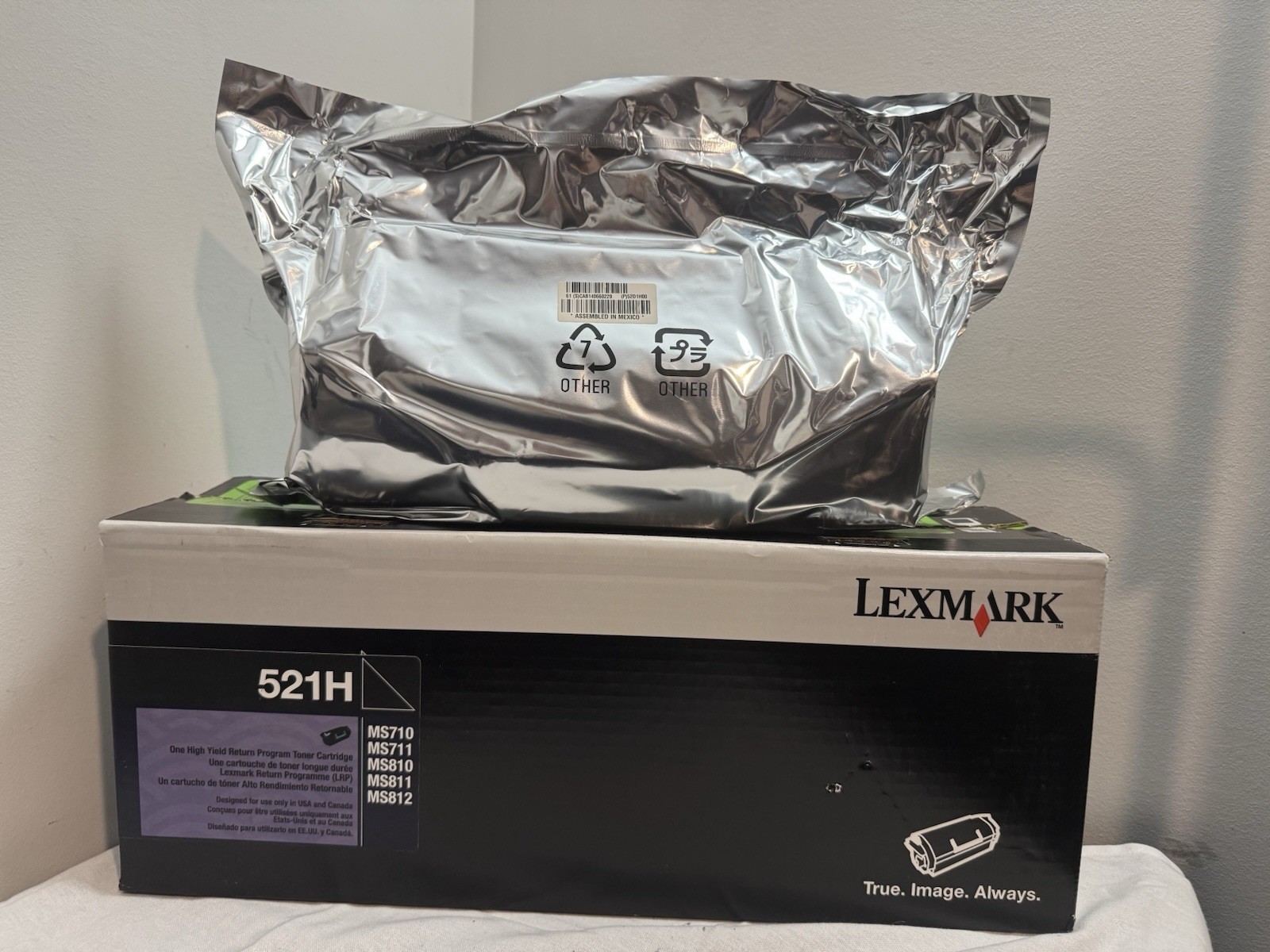 Lexmark 52D1H00 ( 521H ) Black High Yield Toner Cartridge MS710 MS711 MS812 MS81