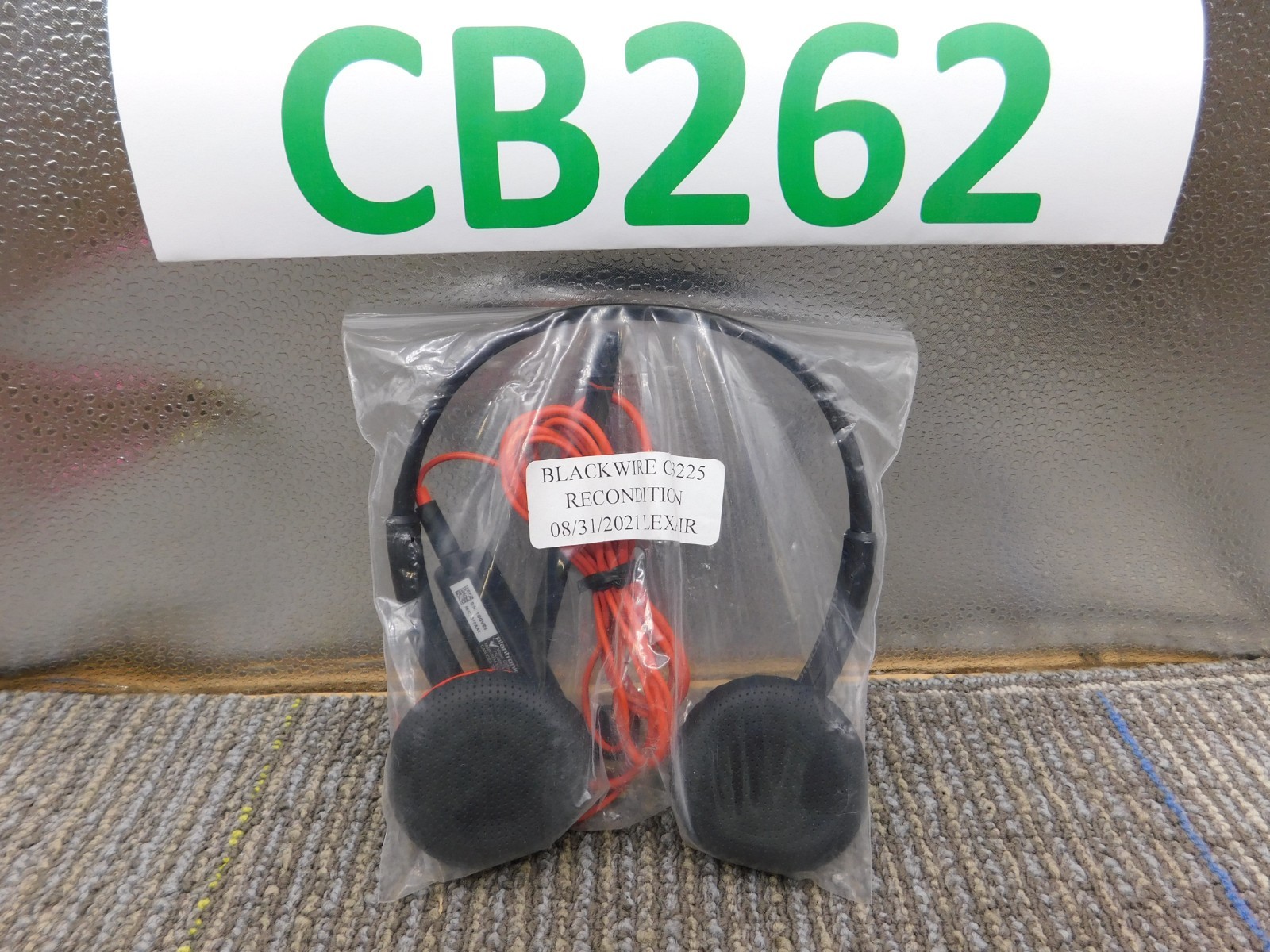 Plantronics C3225A Black Headband Wired Headsets