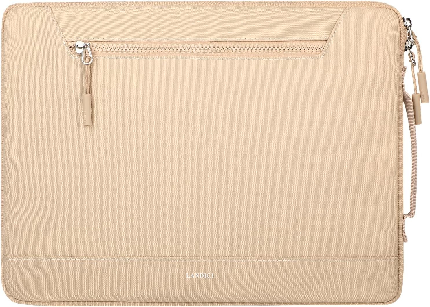 13 to 13.3 Inch Protective Laptop Sleeve with Handle in Apricot Color