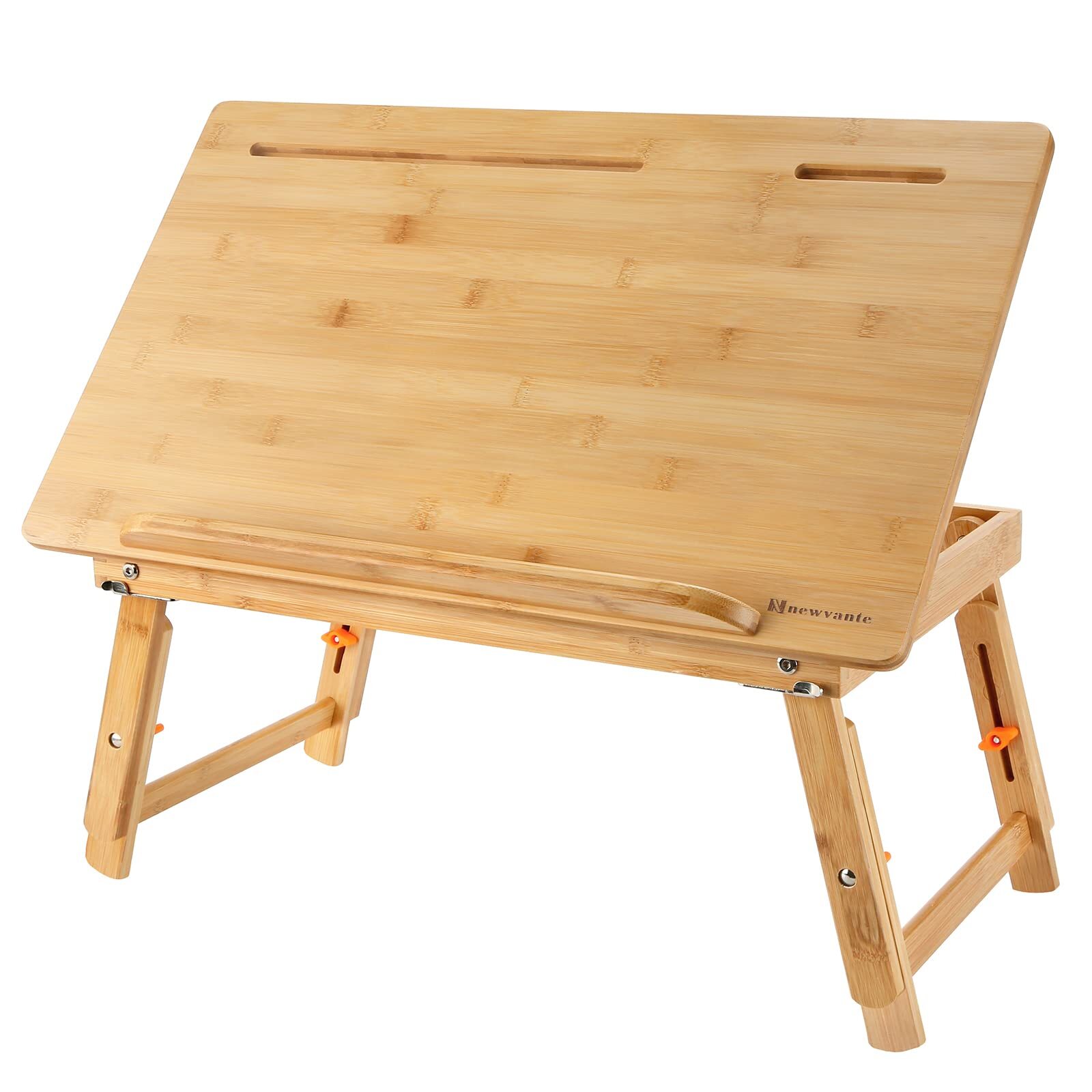 Drawing Table Laptop Desk Adjustable Drafting Desk Foldable Bamboo Bed Tray With