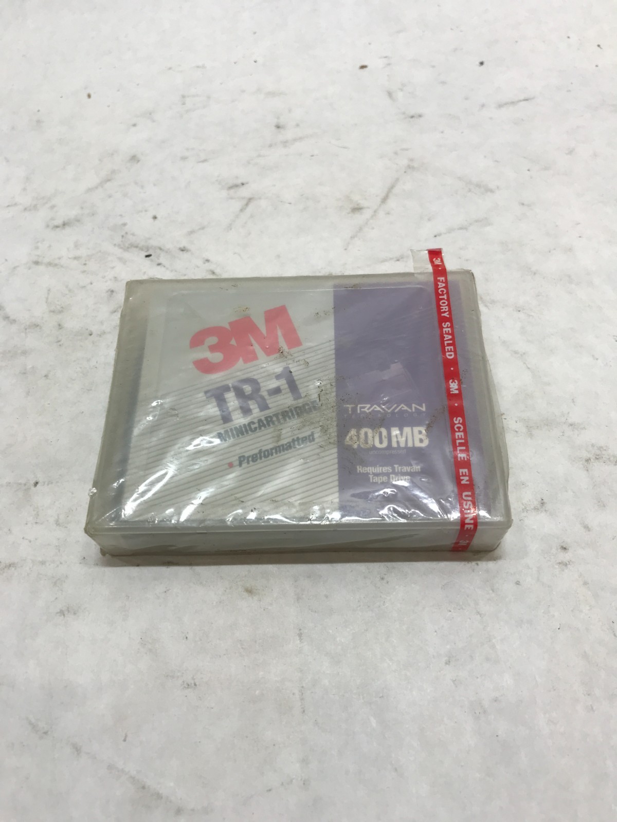 Vintage Sealed 3M TR-1 Mini Cartridge Data Tape 400MB For Travan Tape Drive - DW