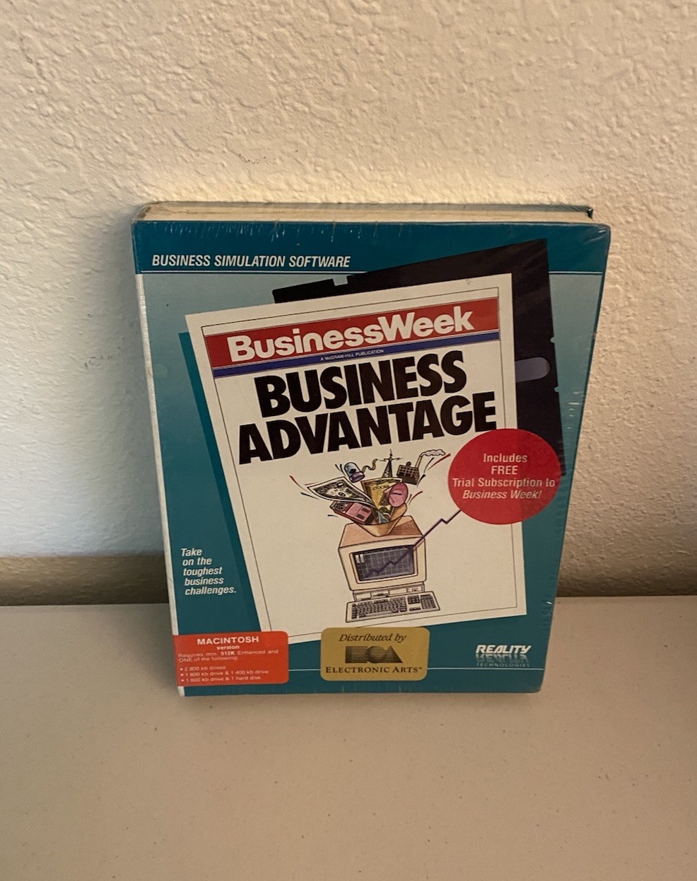 Vintage Business Week Advantage Apple Macintosh Software